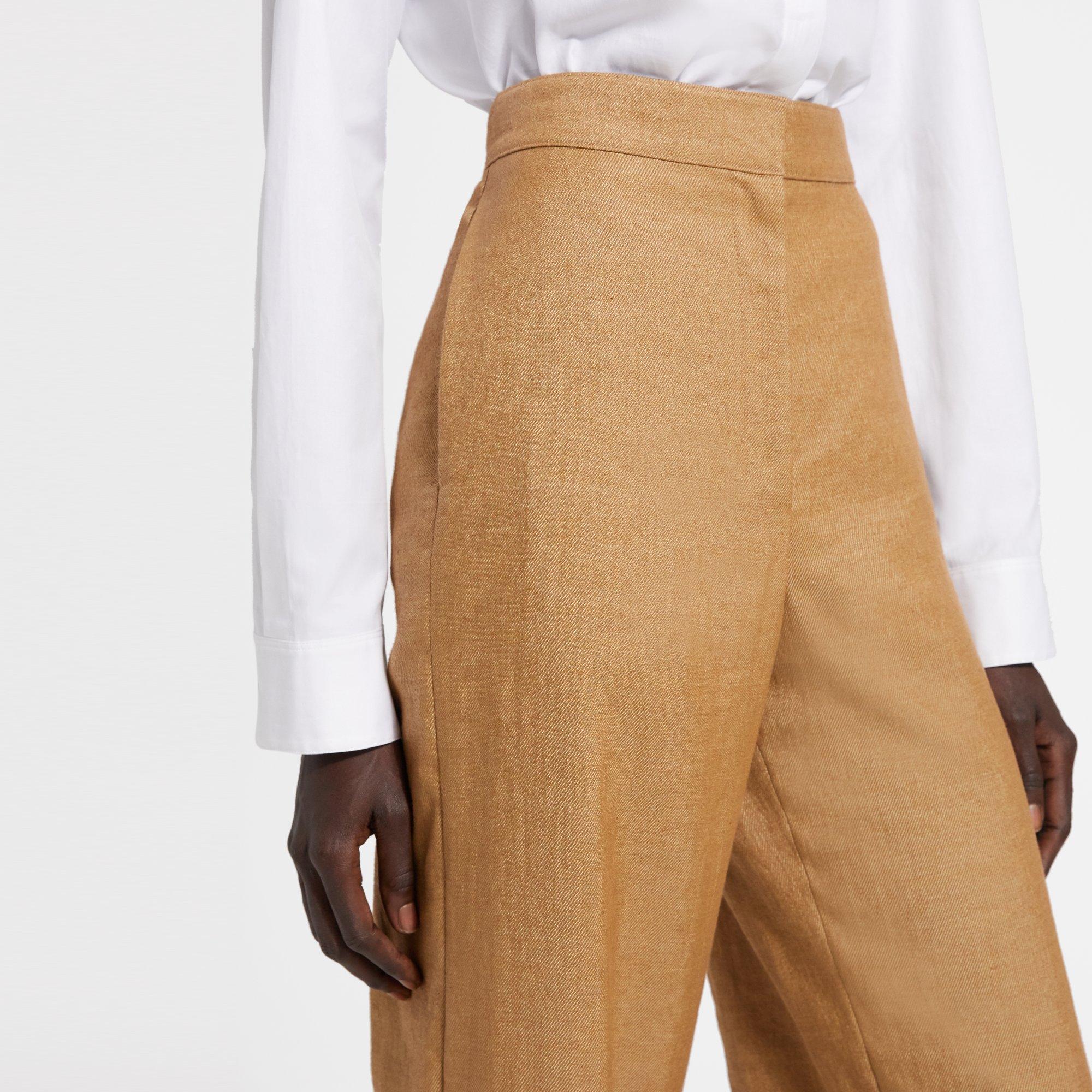 Clean Trouser in Luxe Linen