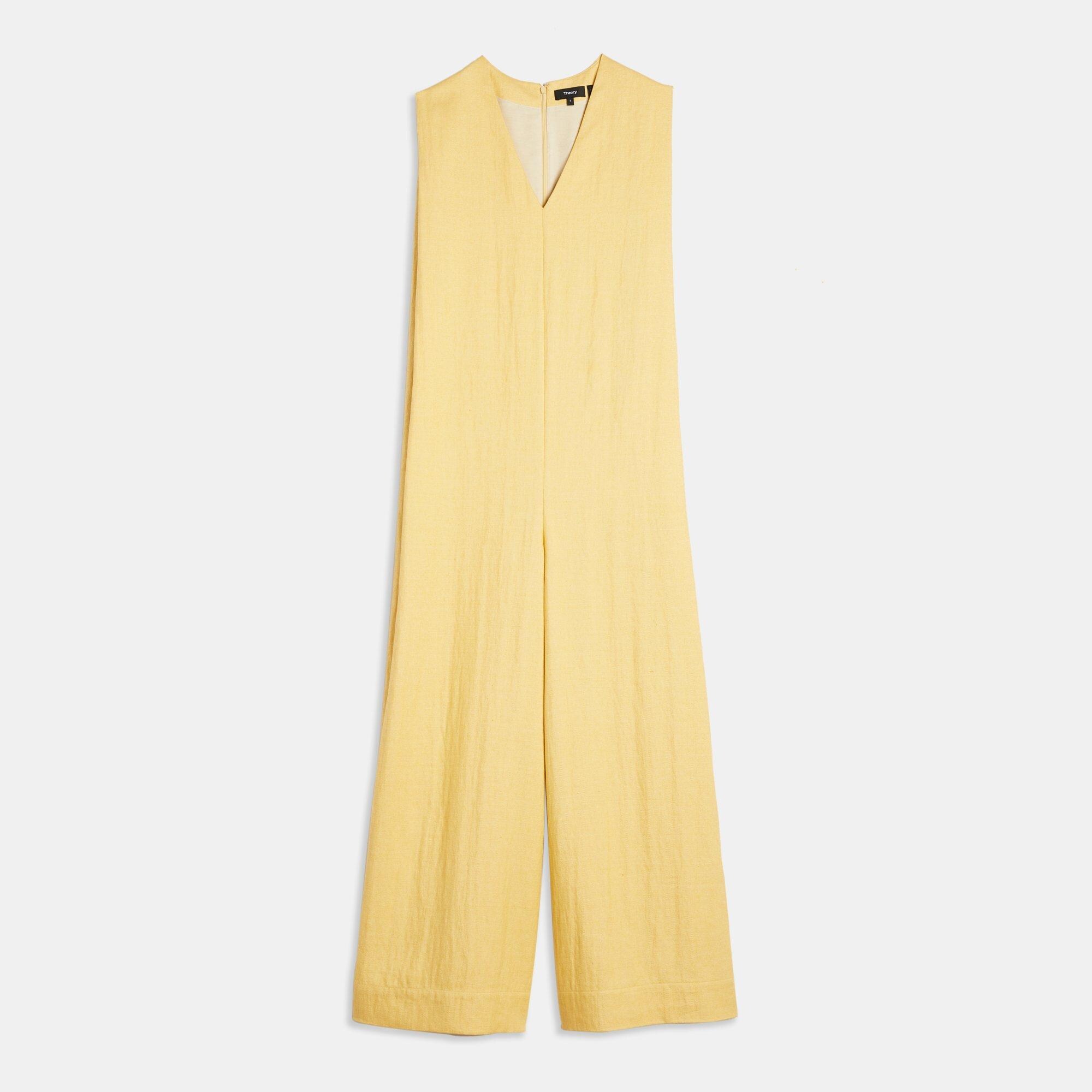 Luxe Linen Straight Romper