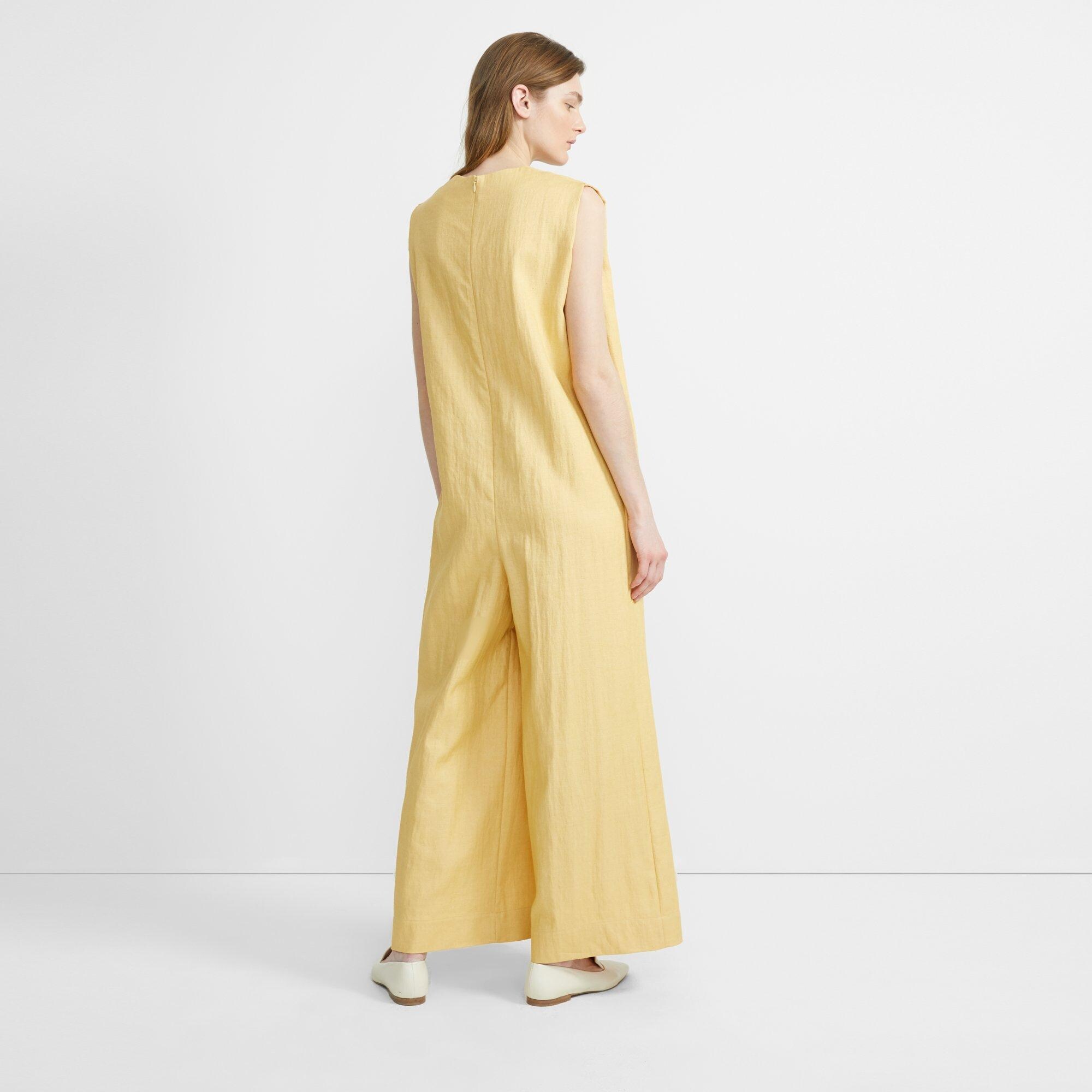 Luxe Linen Straight Romper