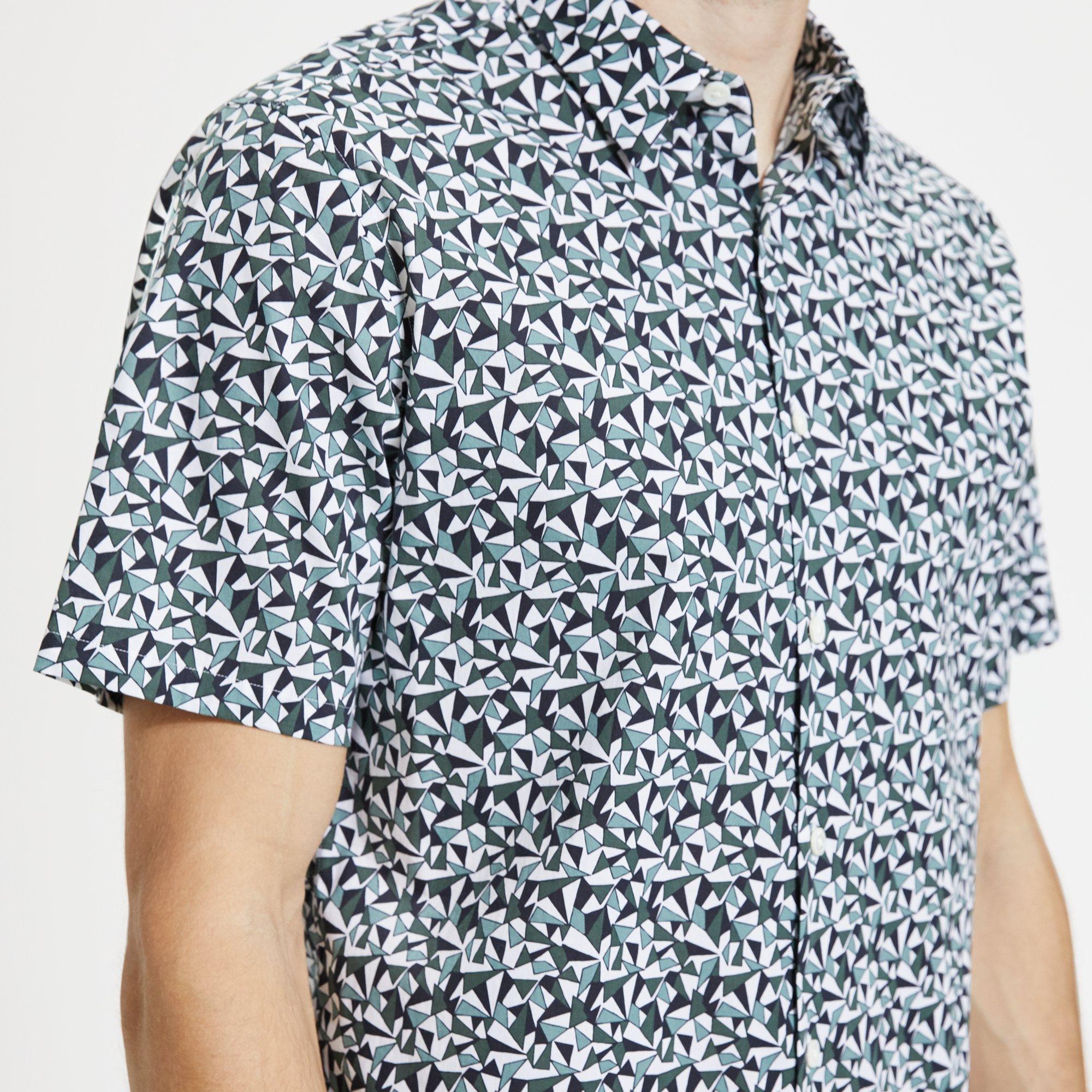 Abstract Print Irving Shirt