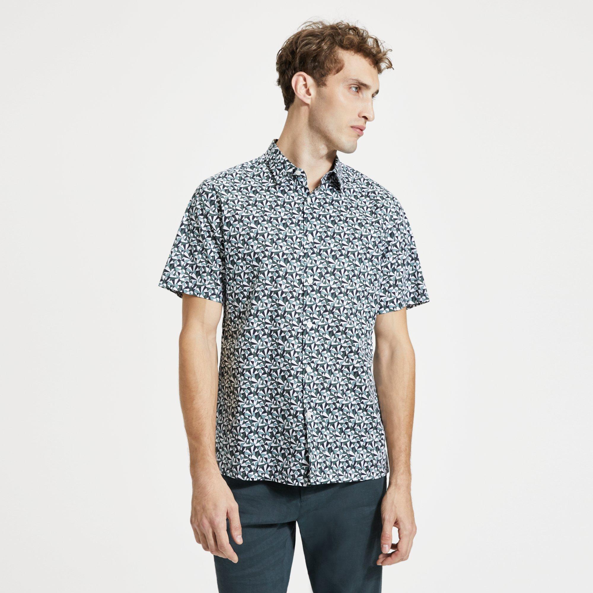 Abstract Print Irving Shirt