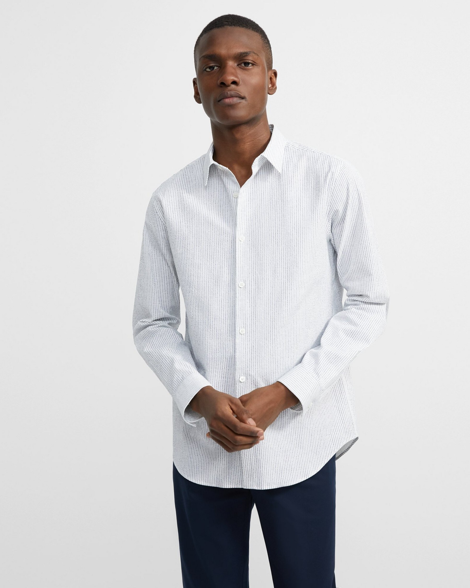 Cotton Striped Irving Shirt