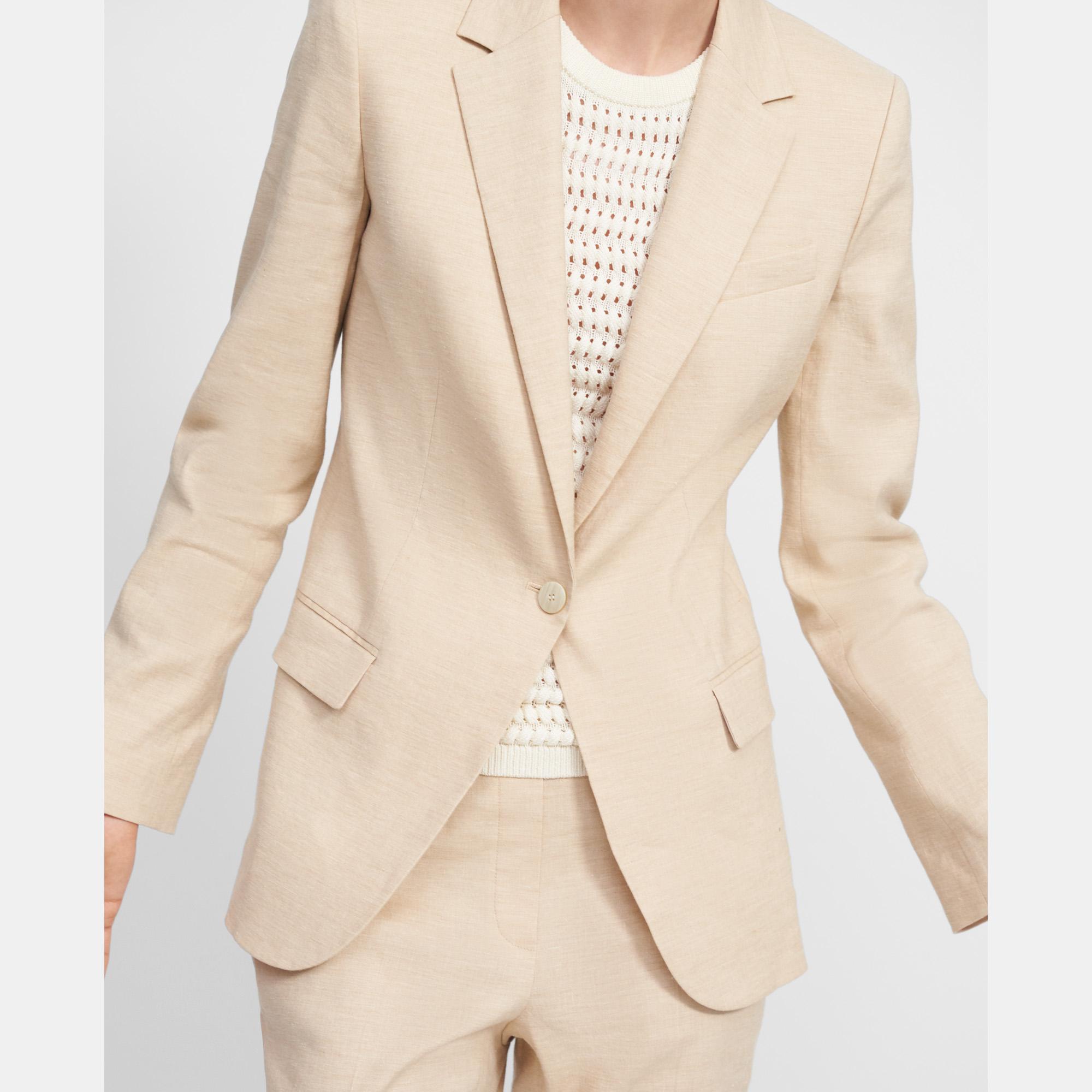 Staple Blazer in Textured Good Linen