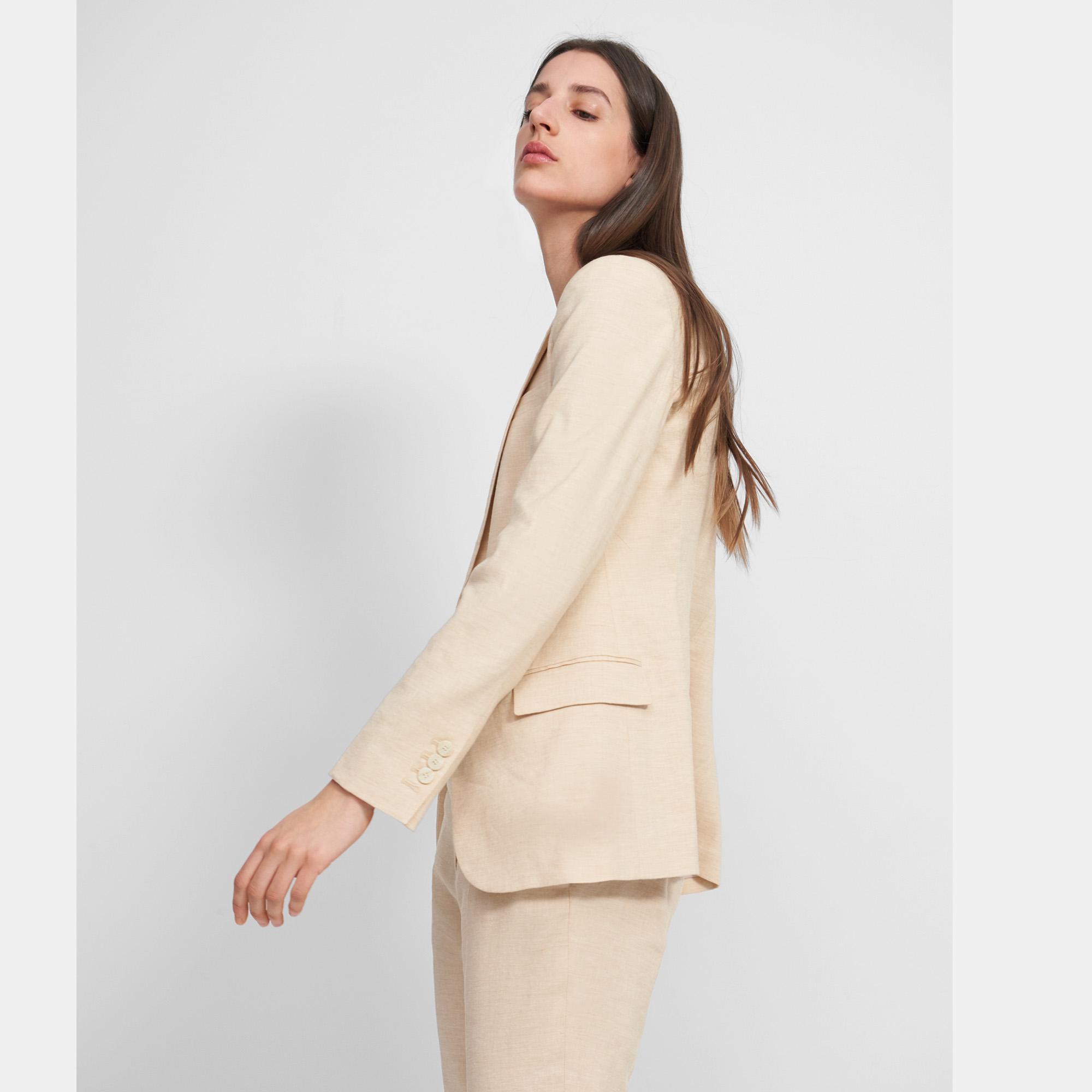 Staple Blazer in Textured Good Linen
