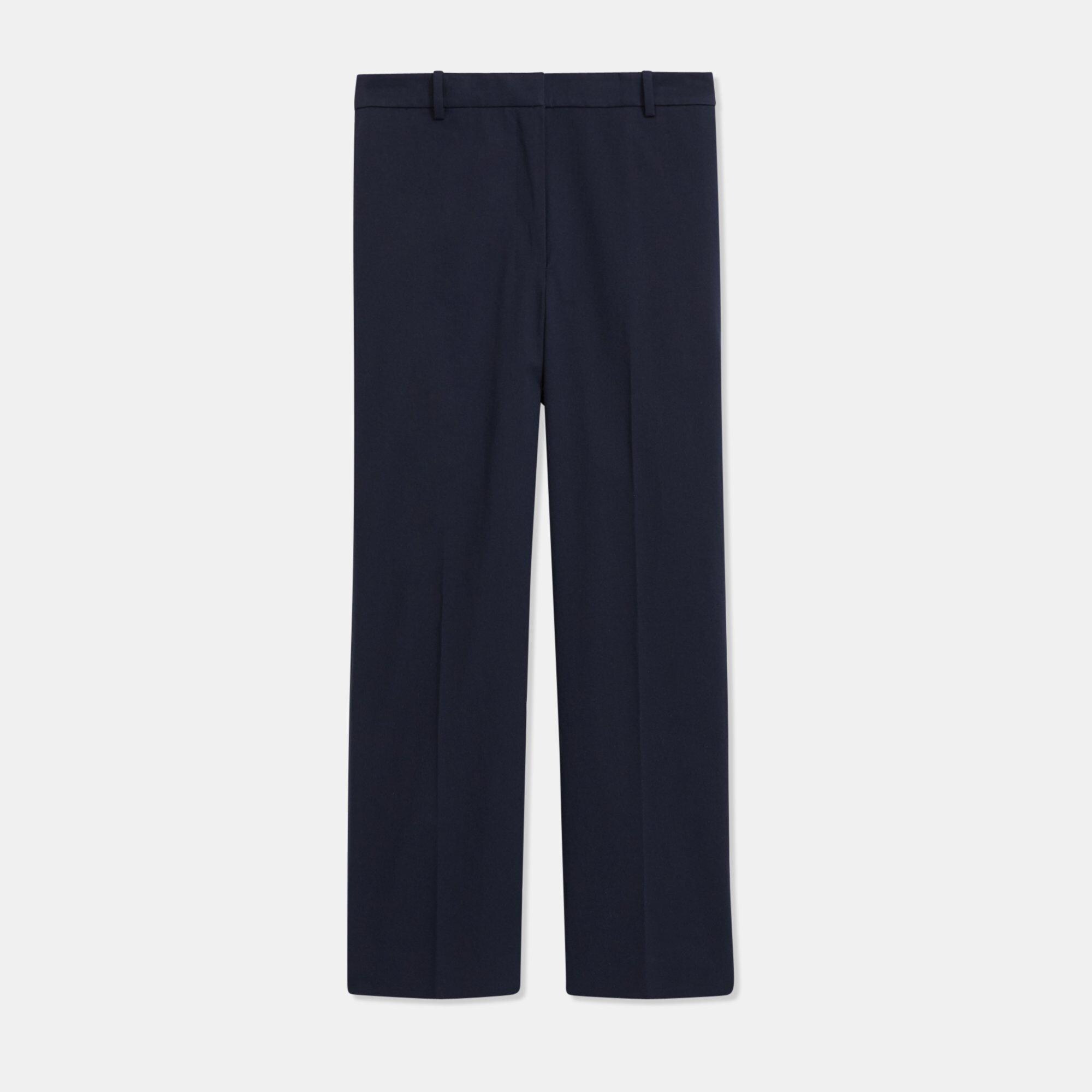 High-Rise Straight Pant in Stretch Chino