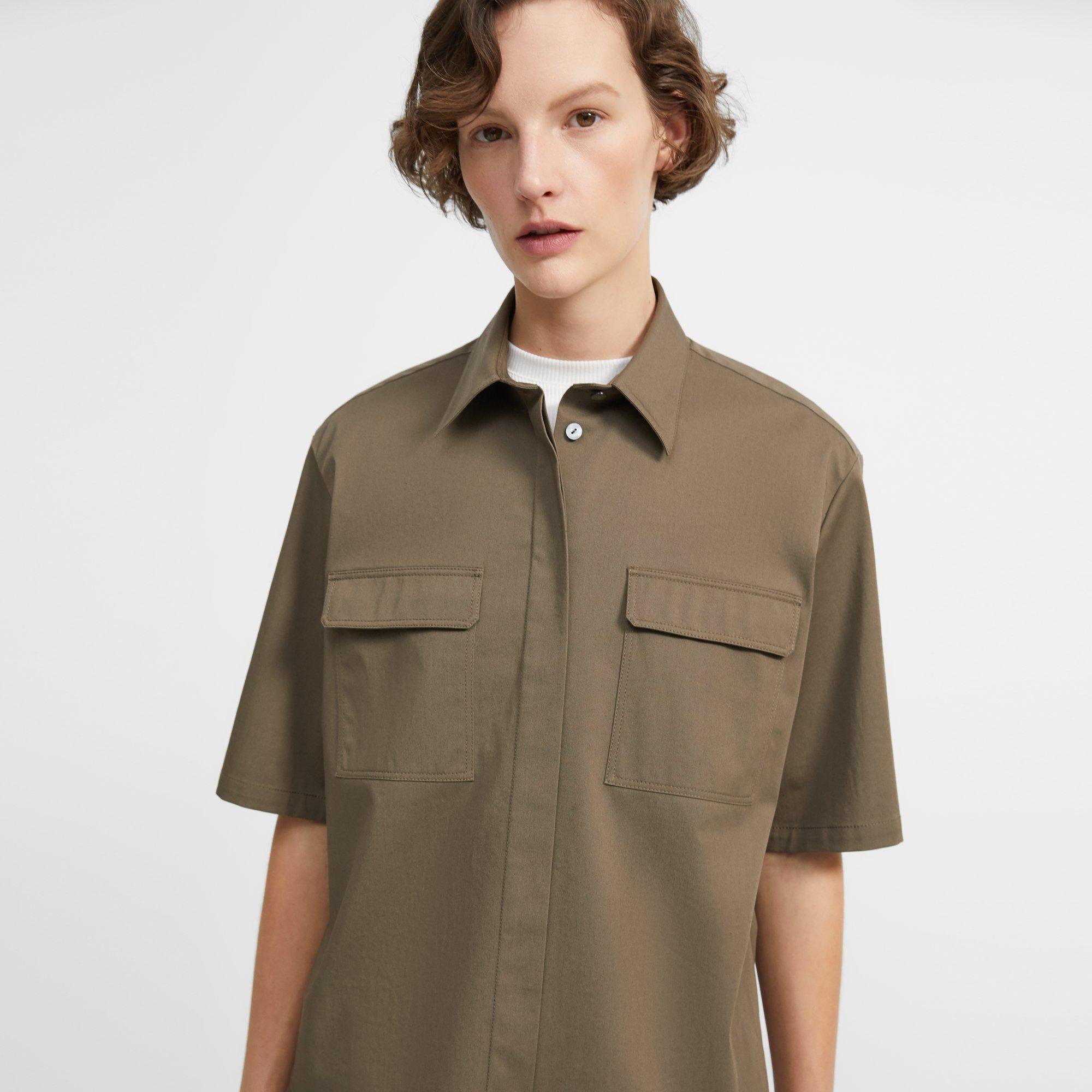 Stretch Chino Short-Sleeve Classic Shirt