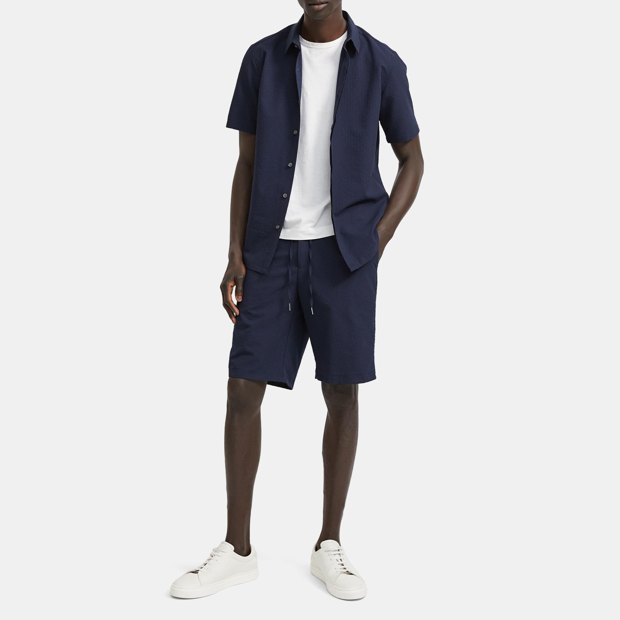 Noah Short in Crushed Seersucker