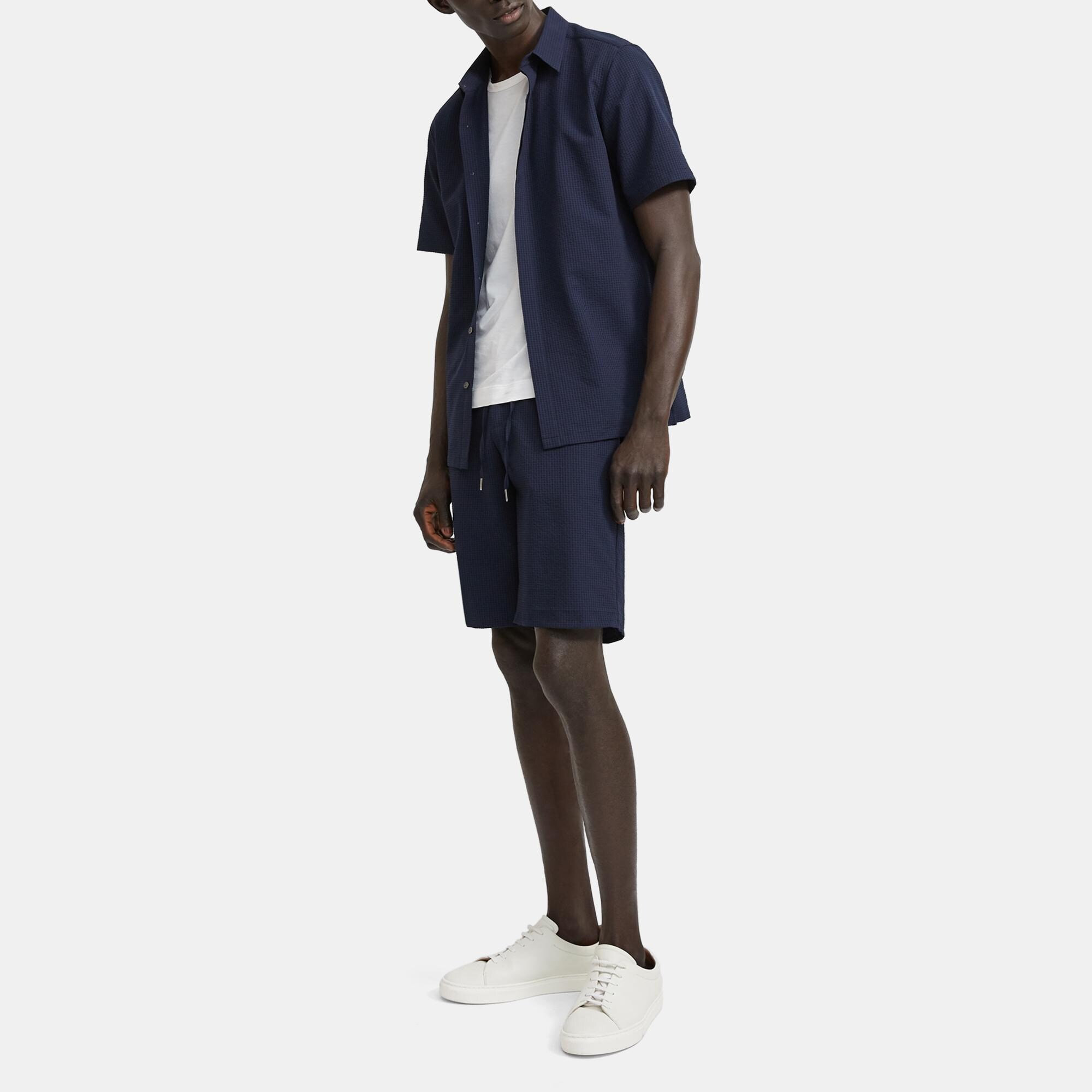 Noah Short in Crushed Seersucker