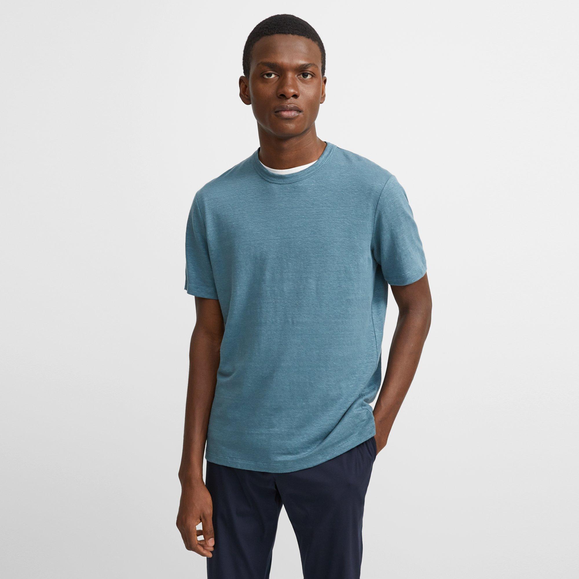 Stretch Linen Essential Tee