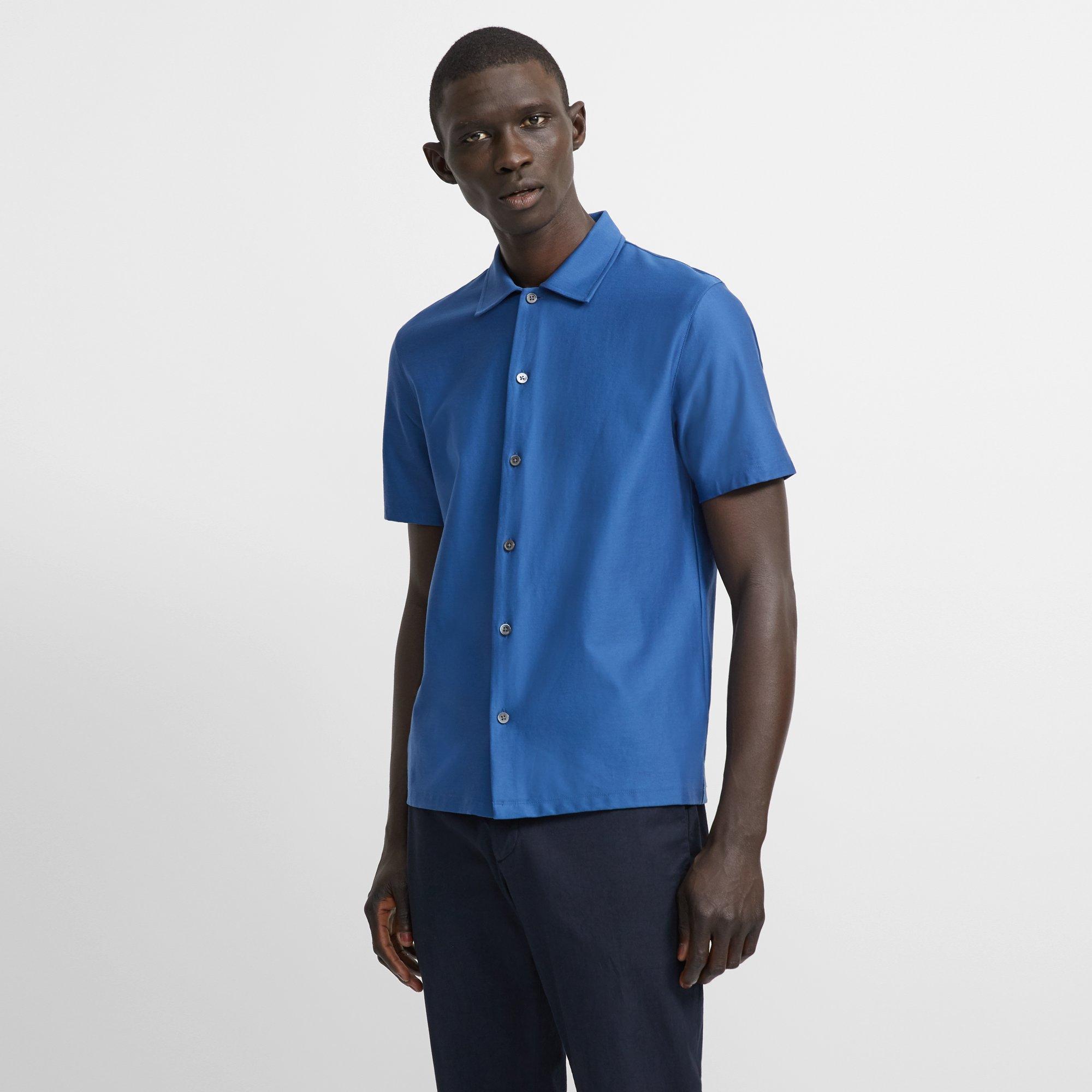 Isak Polo Shirt in Cotton Jersey