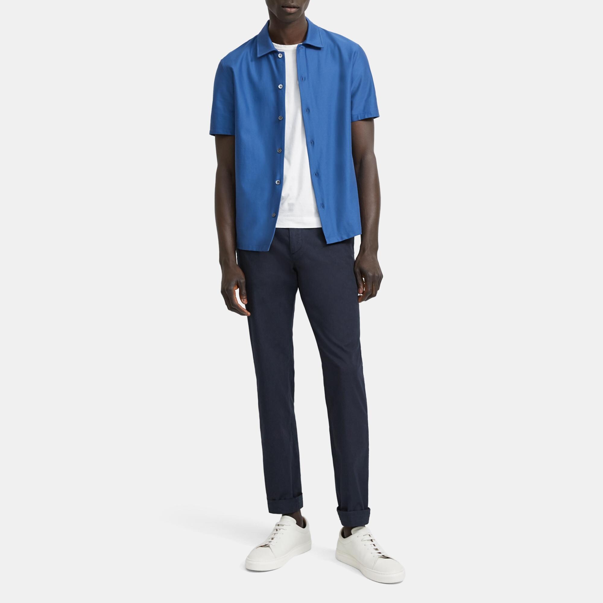 Isak Polo Shirt in Cotton Jersey