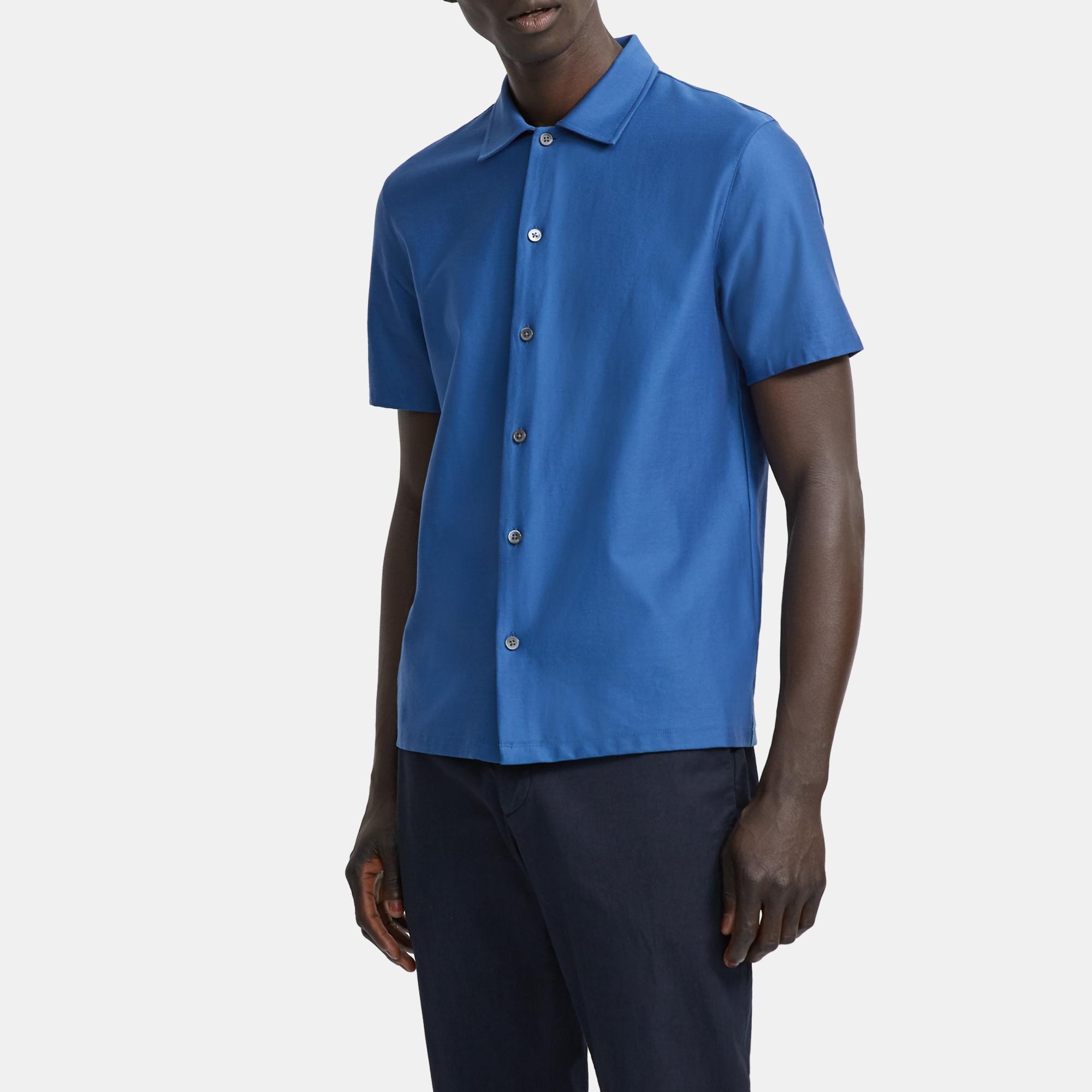 Isak Polo Shirt in Cotton Jersey