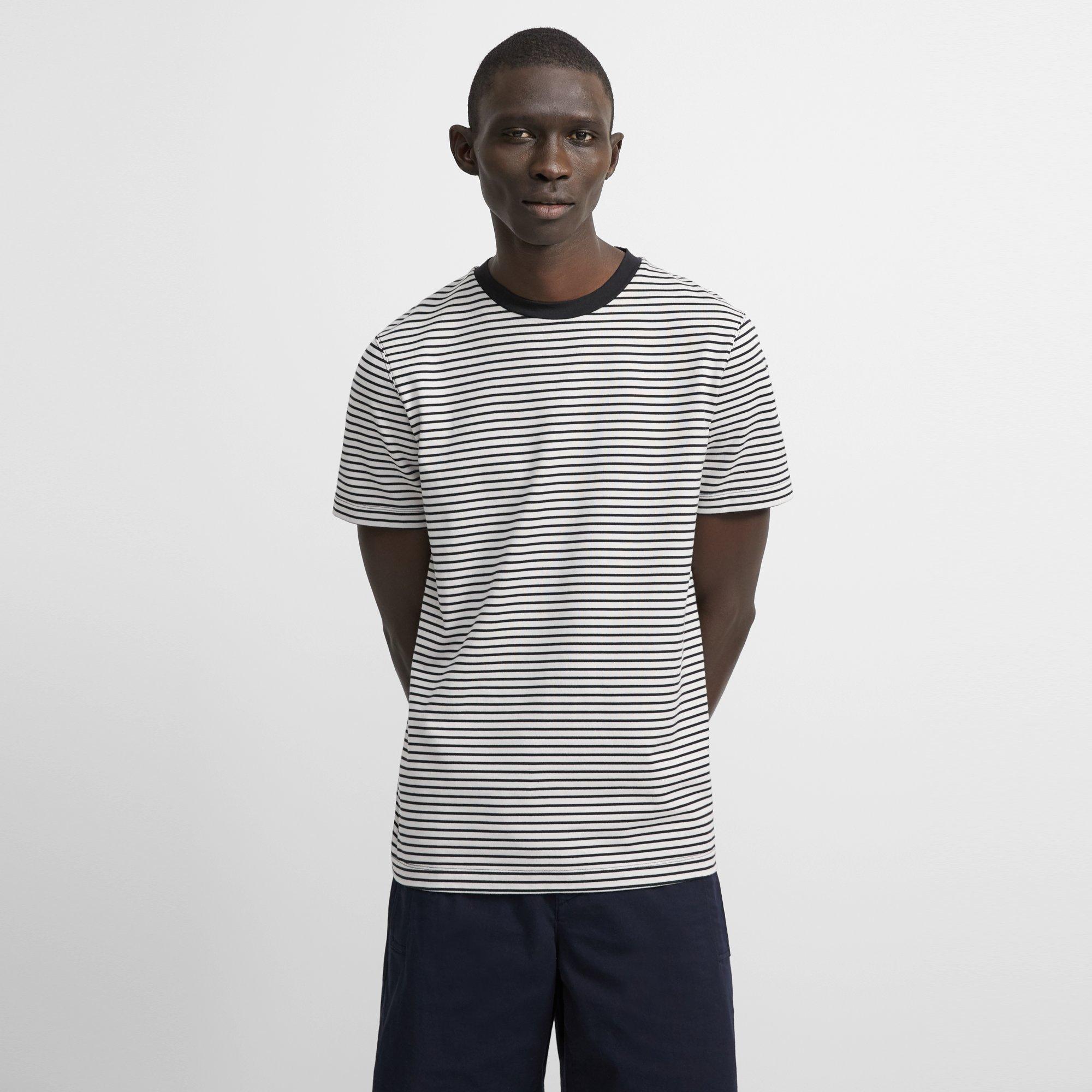 Organic Cotton Jersey Striped Tee