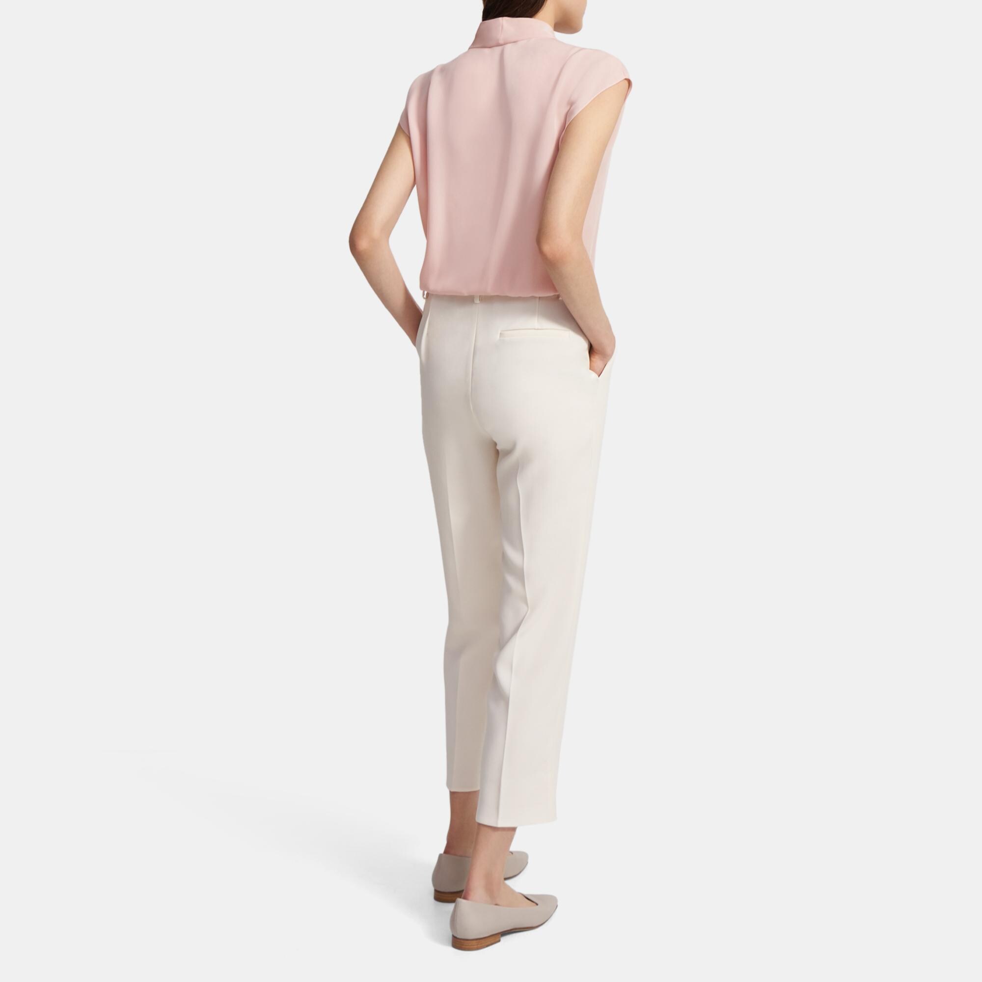 Draped Top in Silk