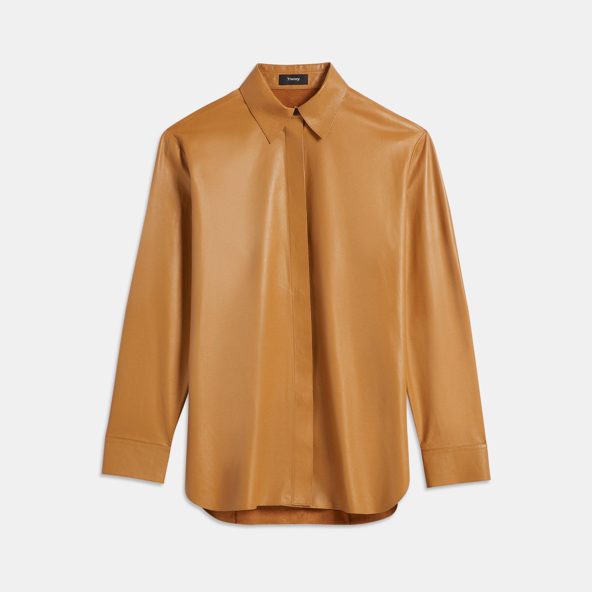 Nappa Leather Menswear Shirt