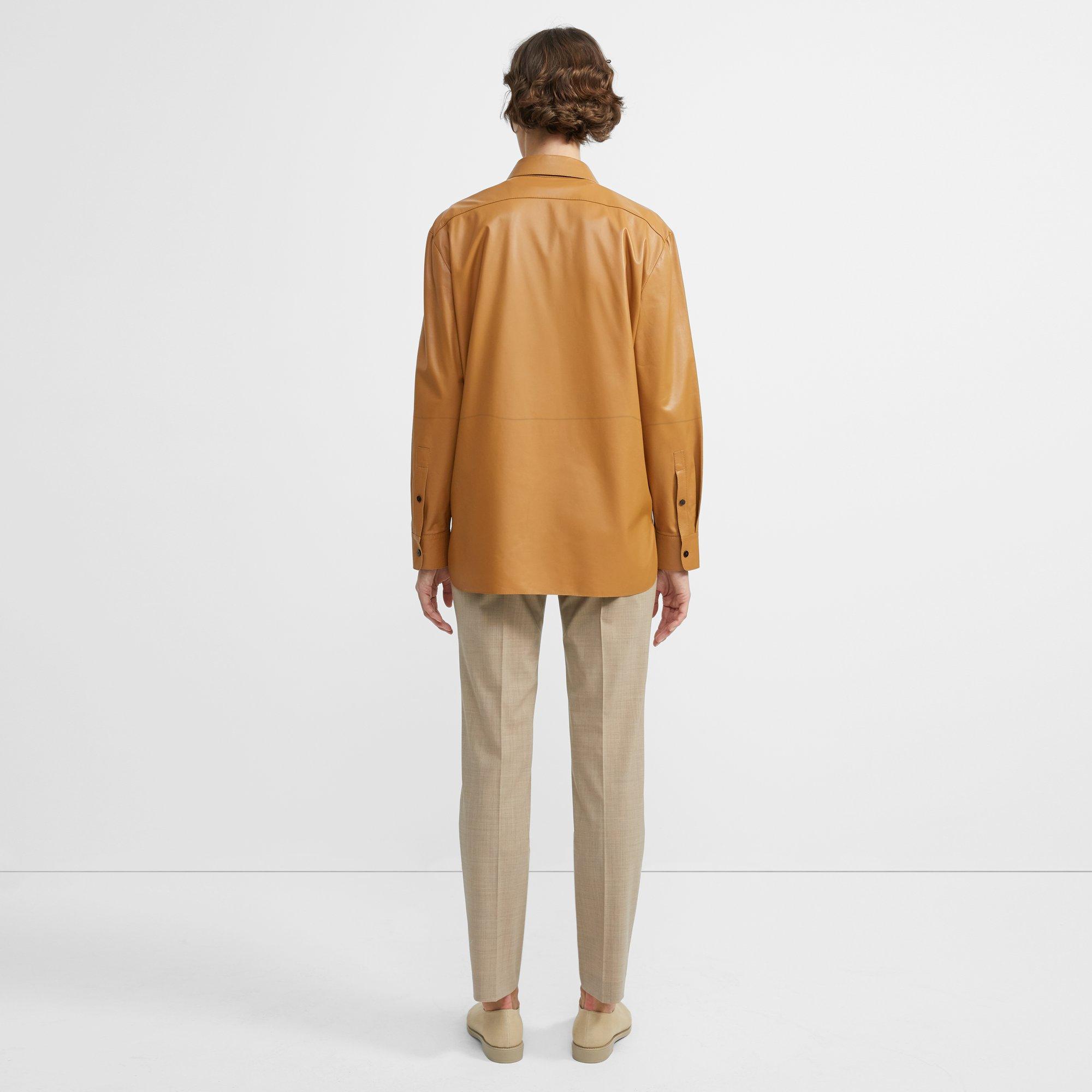 Nappa Leather Menswear Shirt