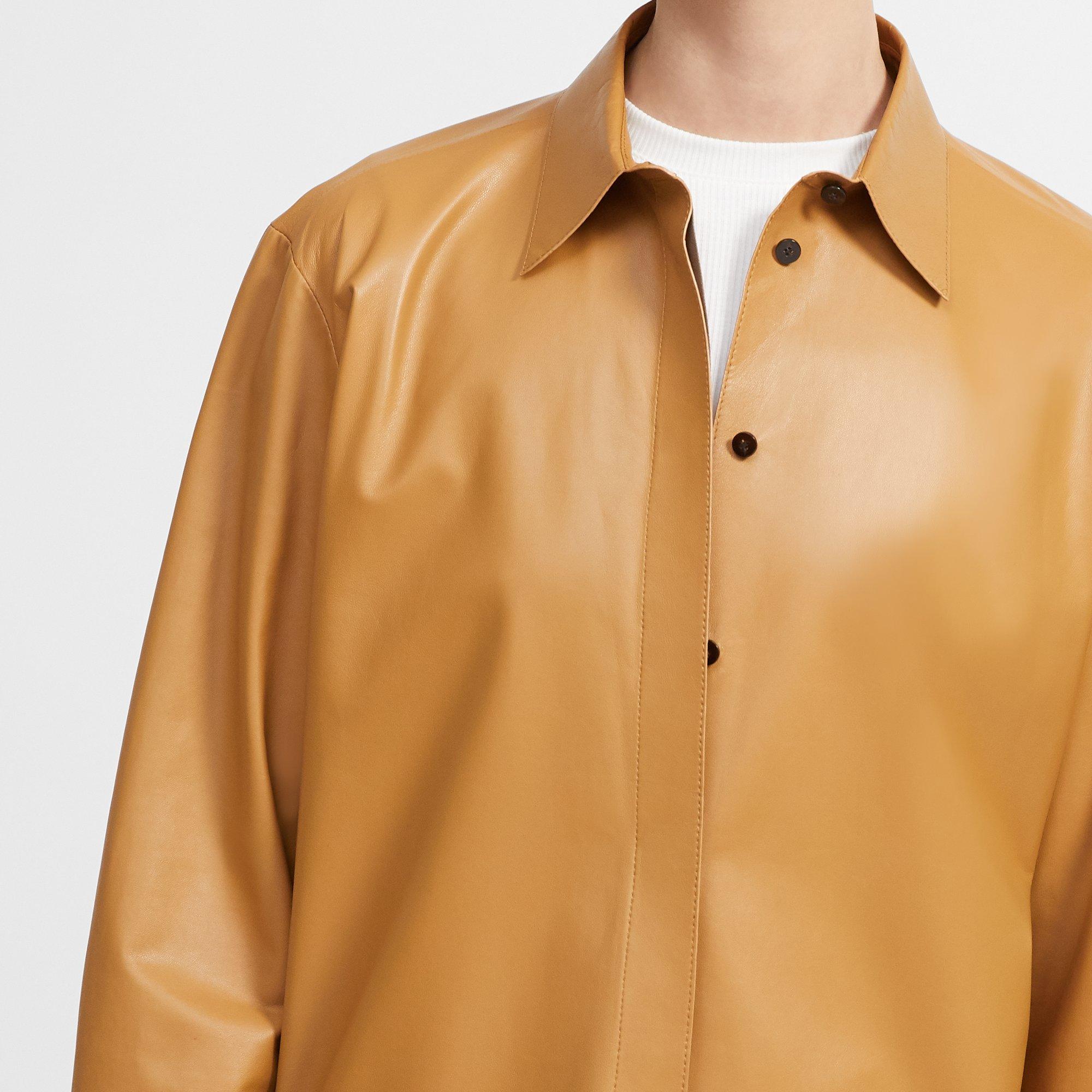 Nappa Leather Menswear Shirt