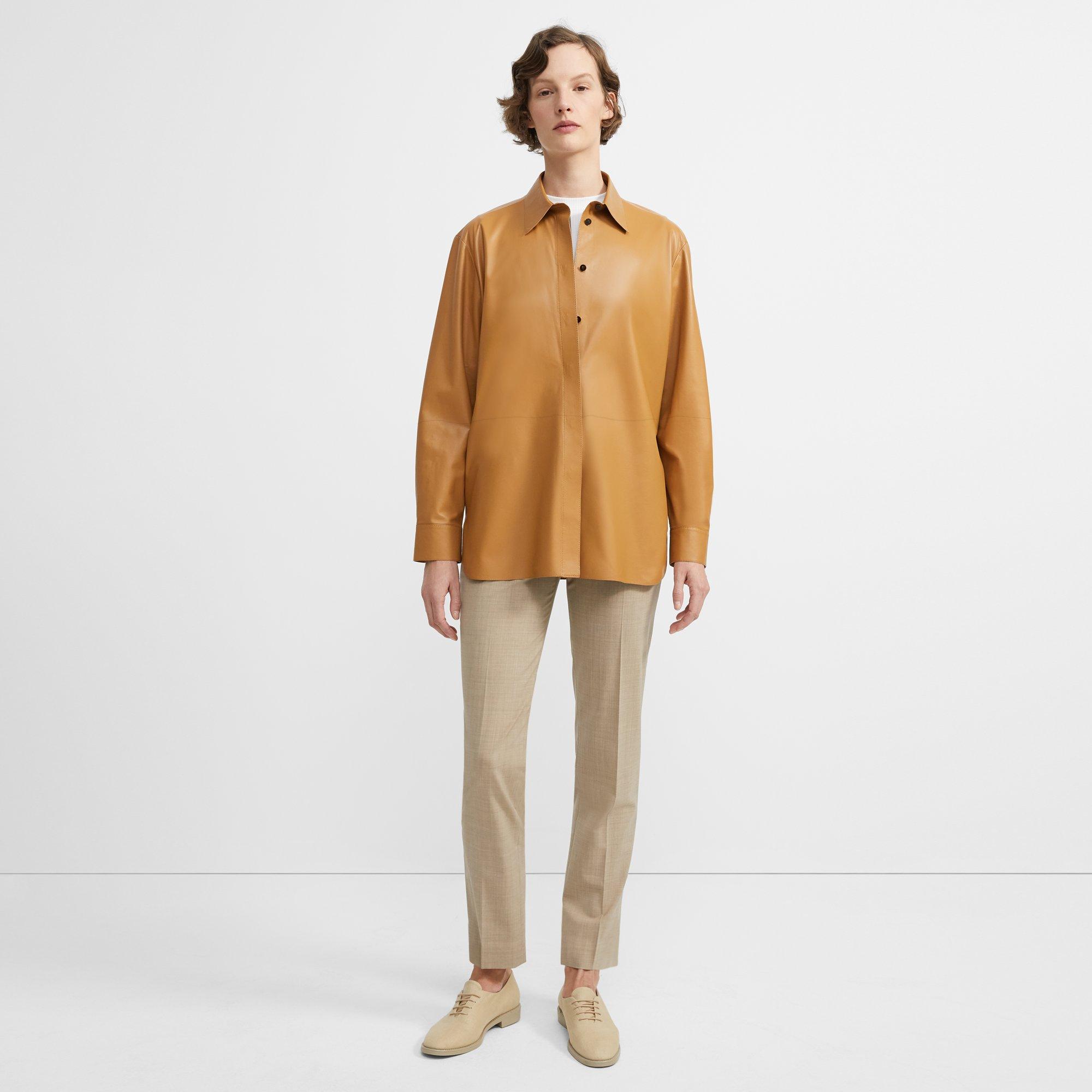 Nappa Leather Menswear Shirt