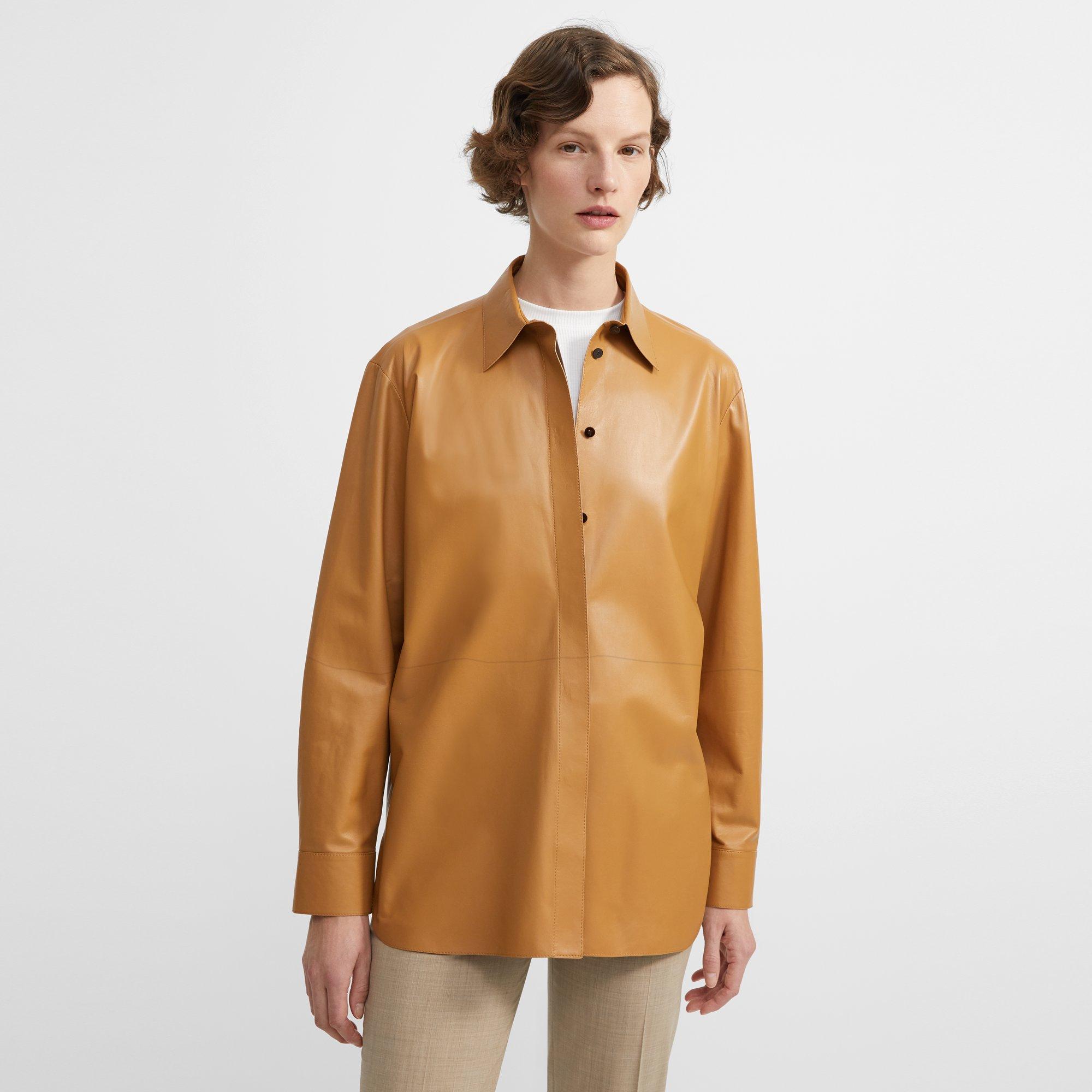 Nappa Leather Menswear Shirt