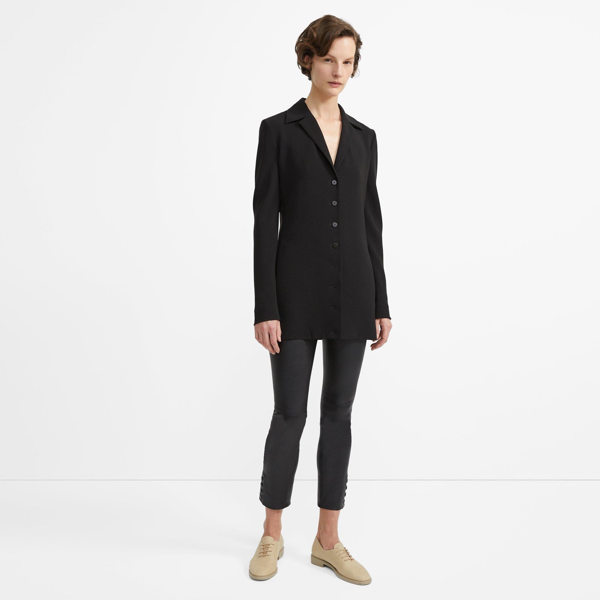 Cardigan Jacket in Crepe