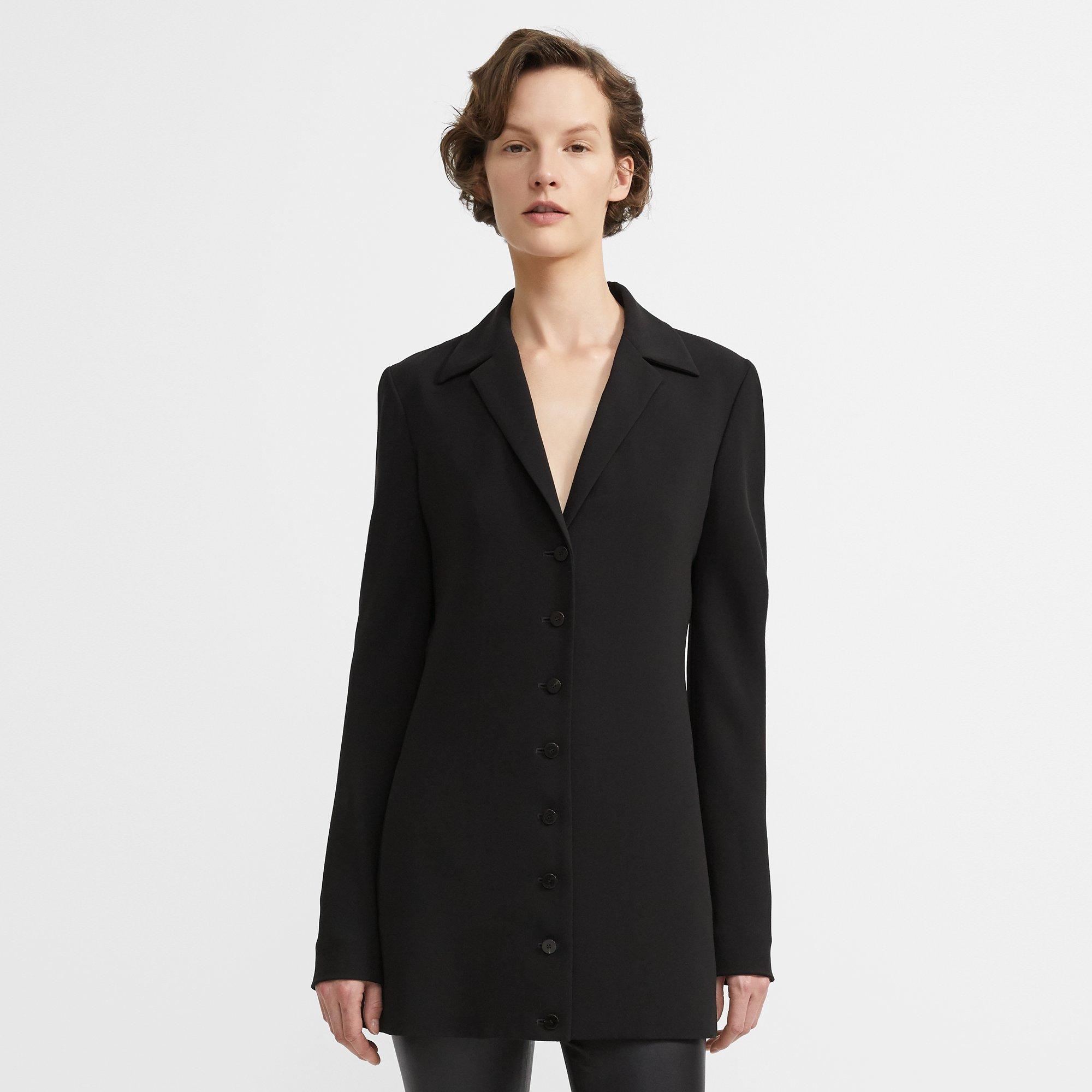 Cardigan Jacket in Crepe