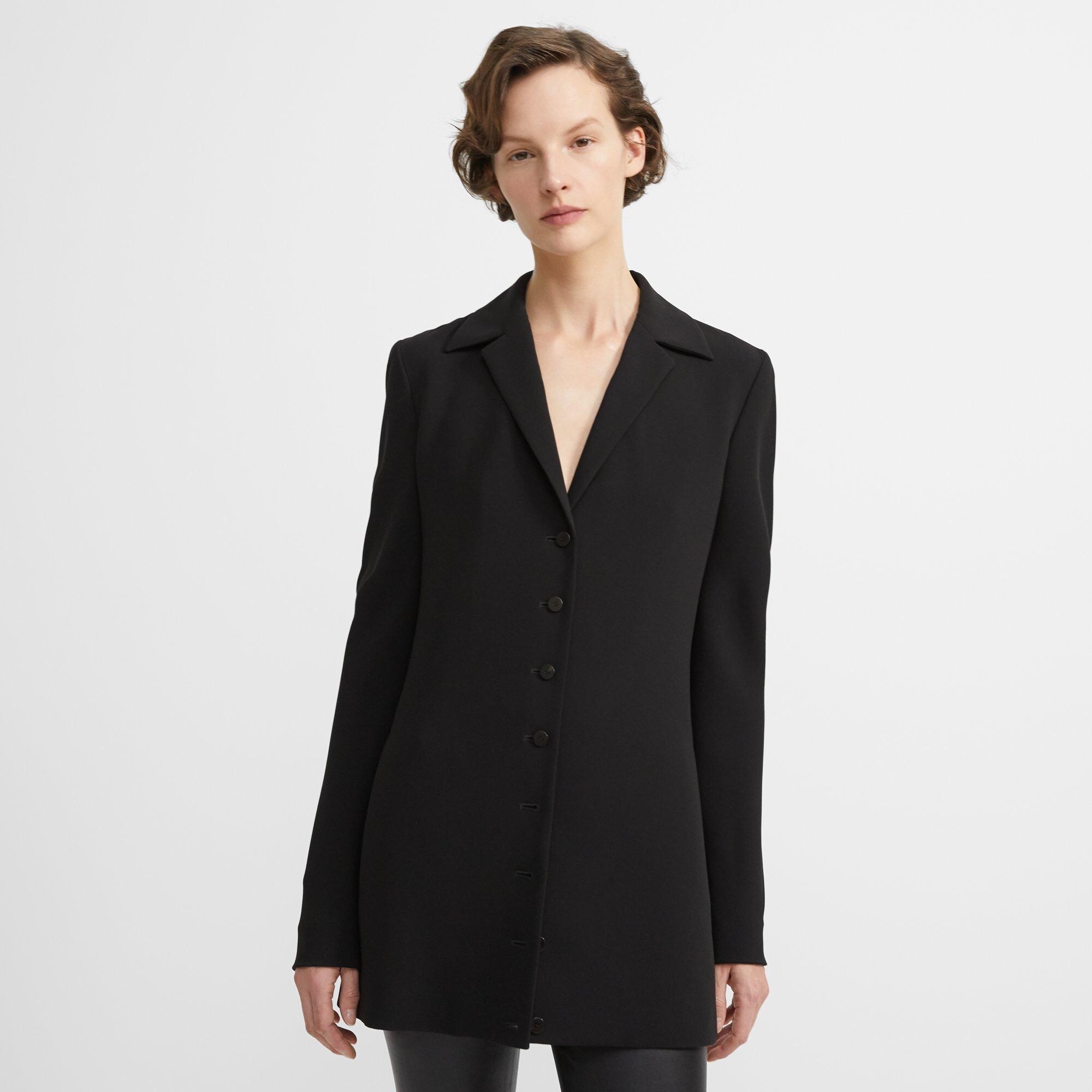 Cardigan Jacket in Crepe