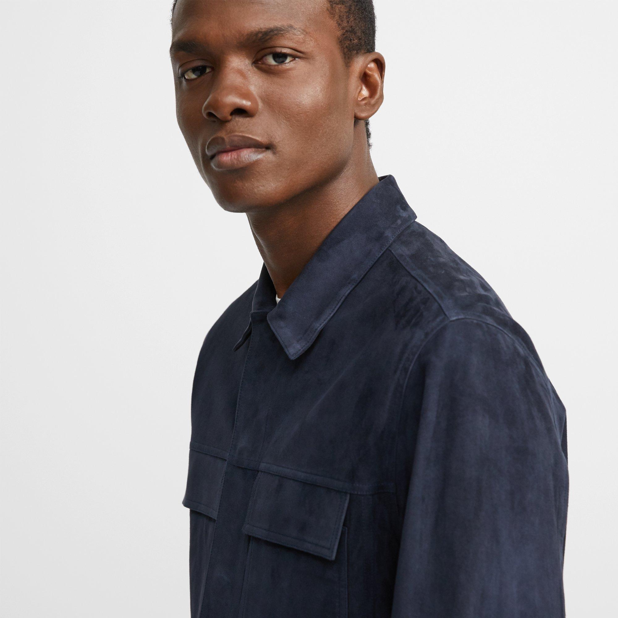 Suede Patch Pocket Blouson