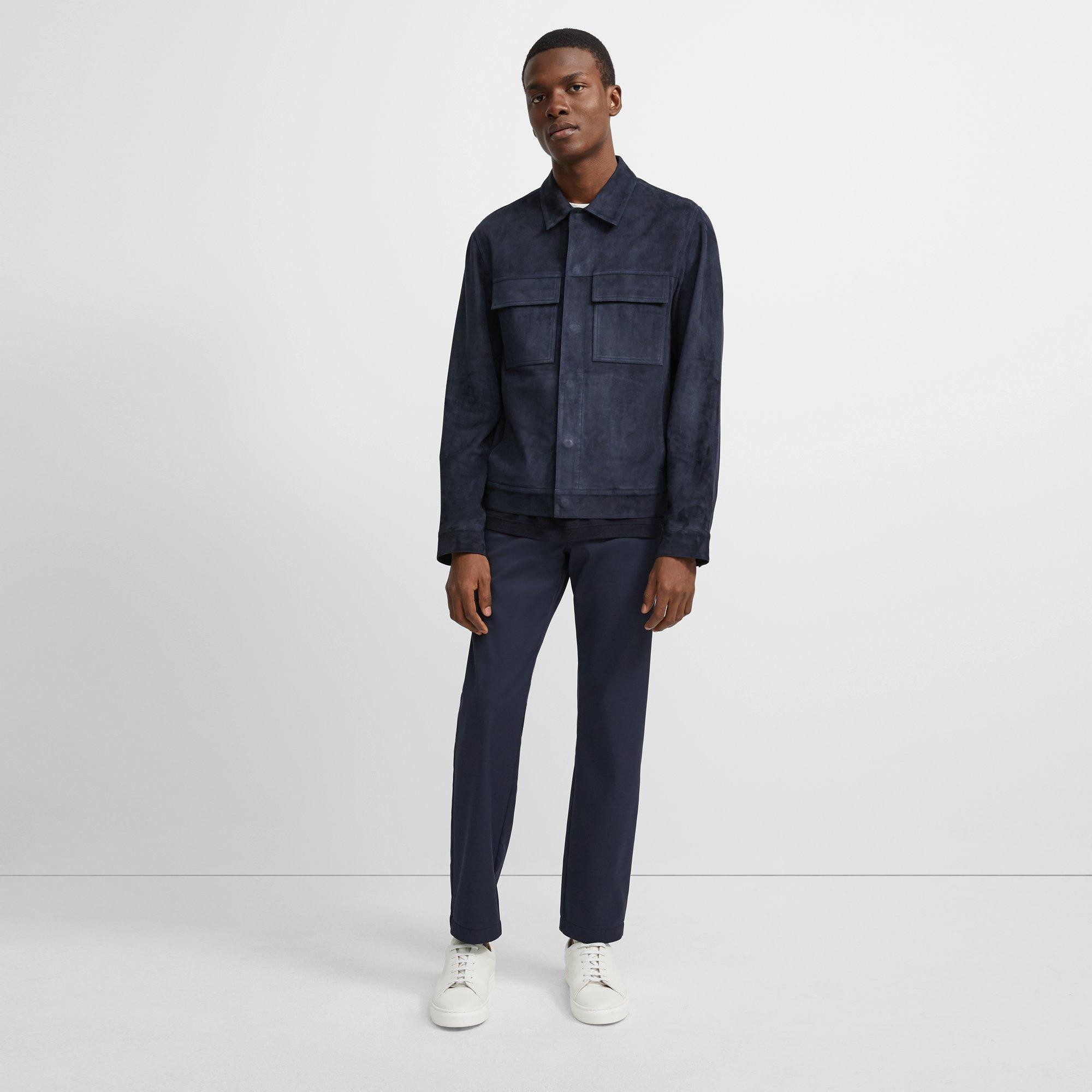 Suede Patch Pocket Blouson