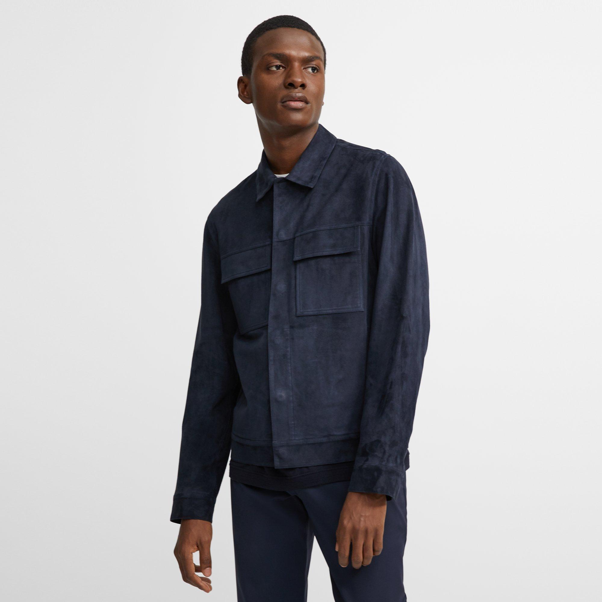 Suede Patch Pocket Blouson
