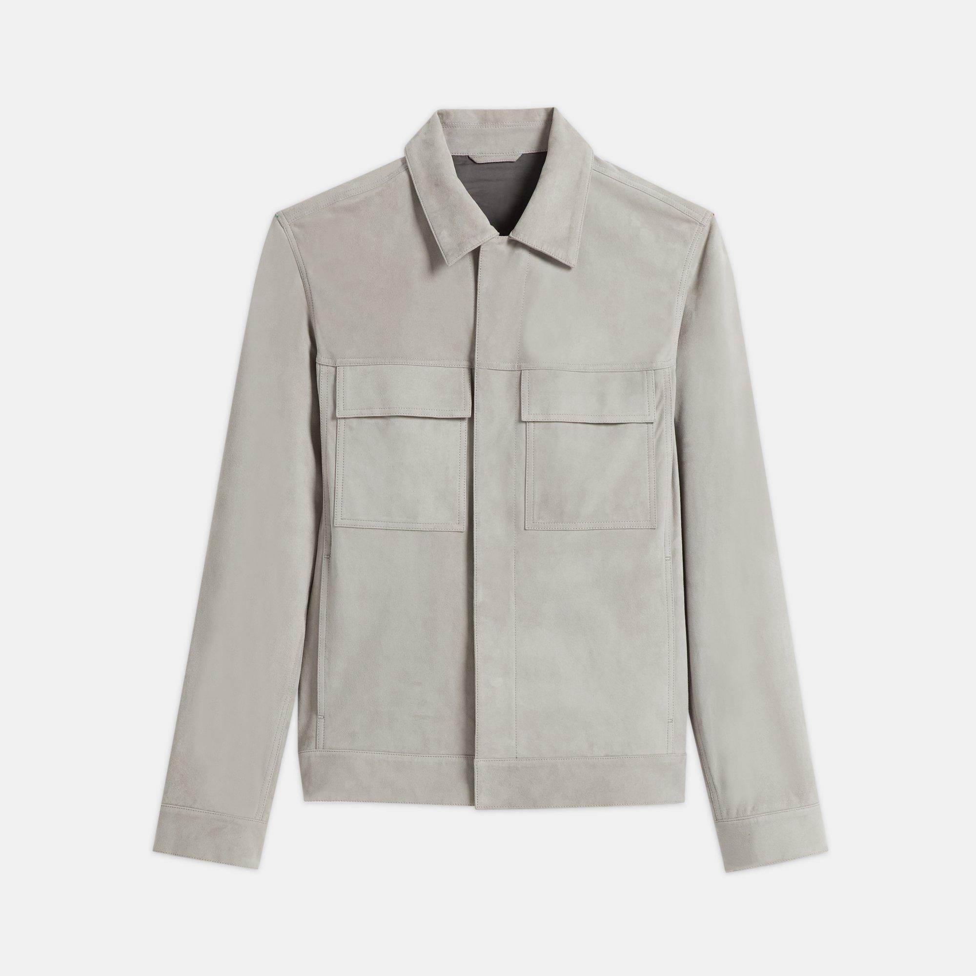 Suede Patch Pocket Blouson