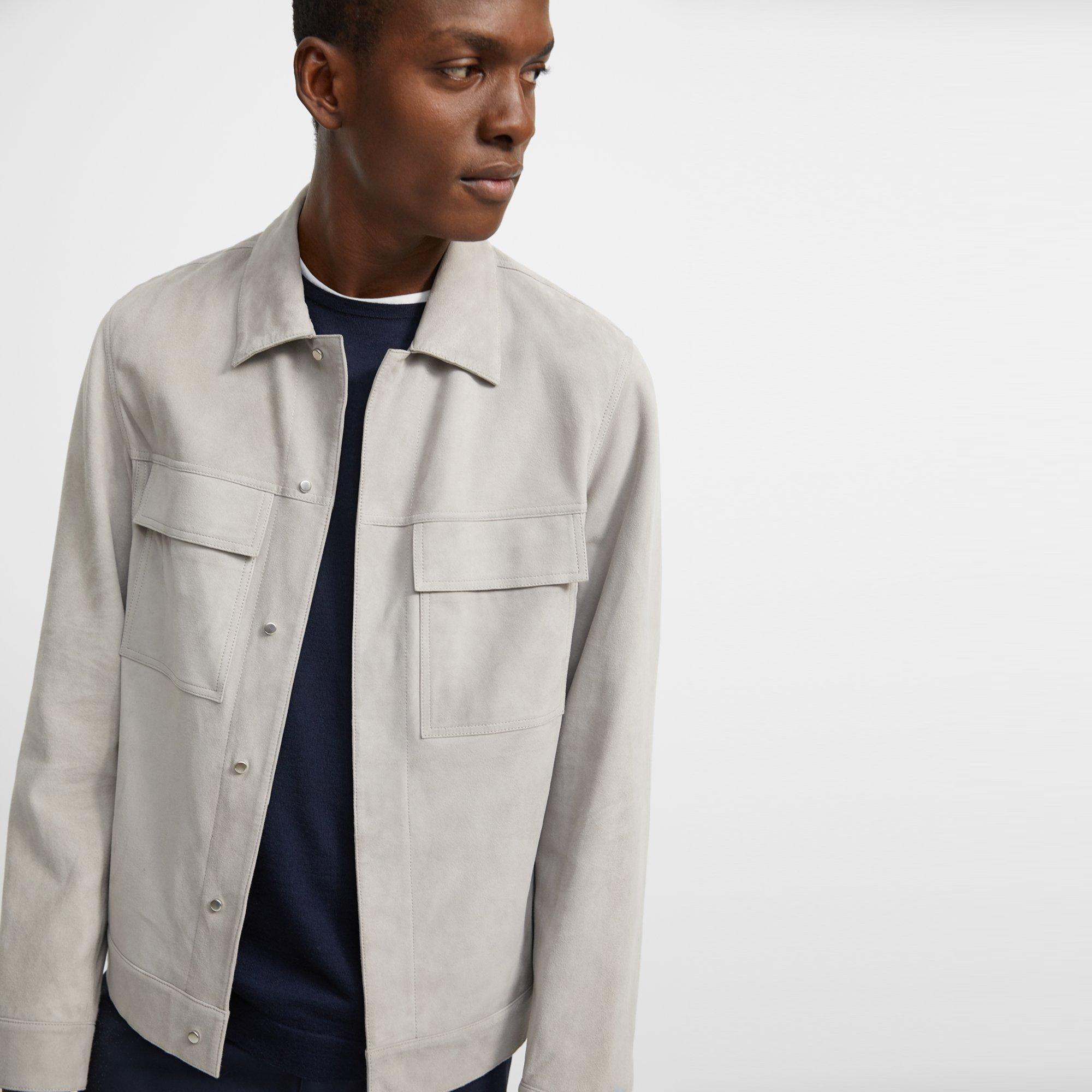 Suede Patch Pocket Blouson