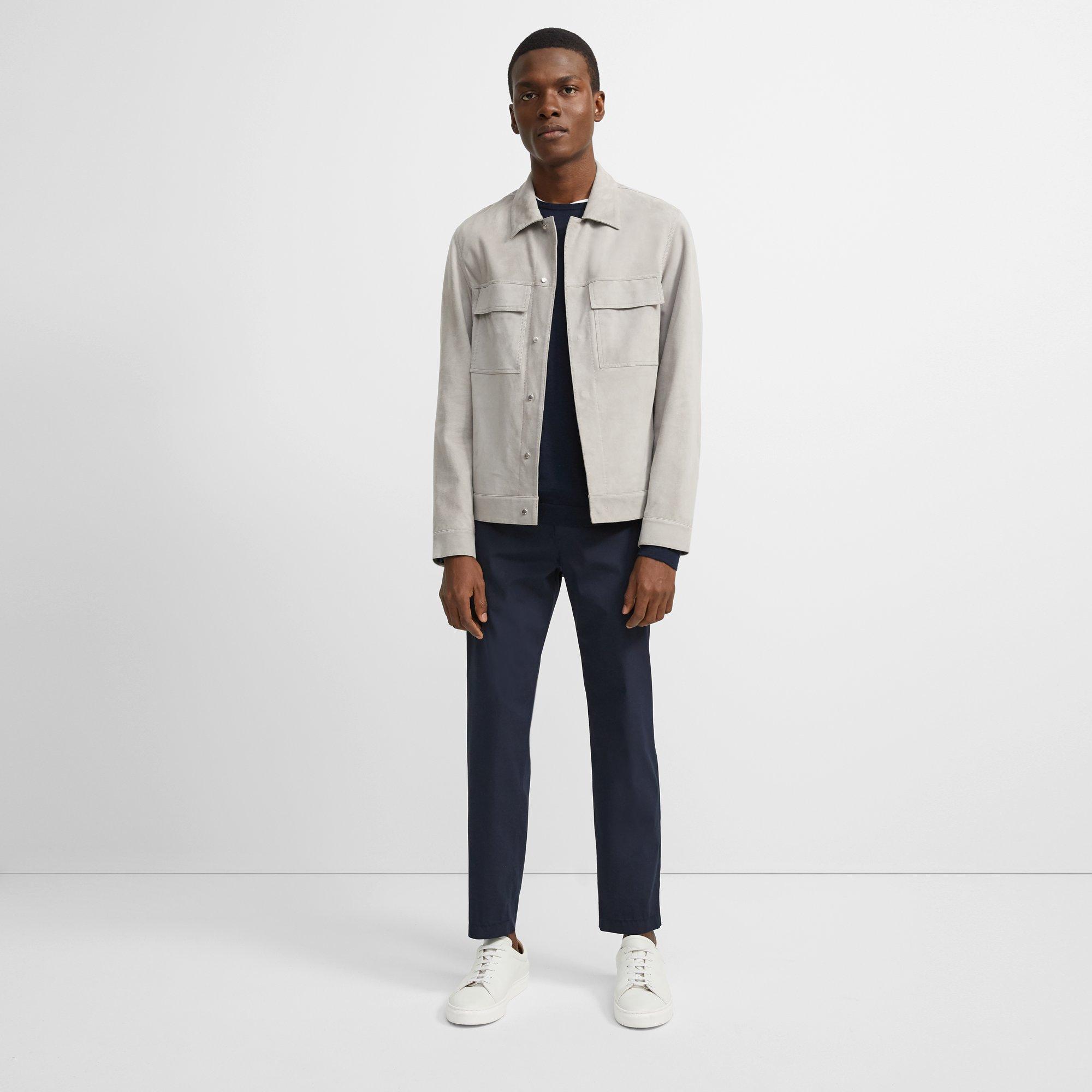 Suede Patch Pocket Blouson