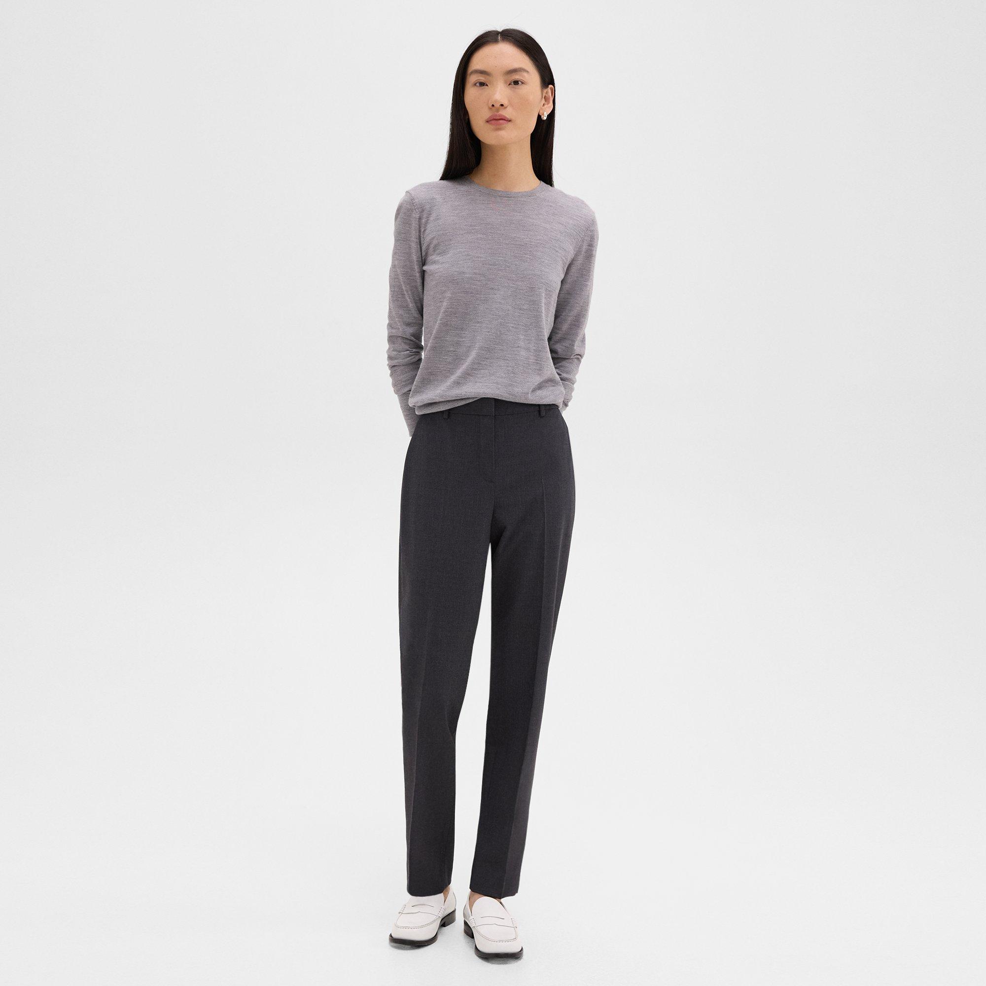 Theory Regular Size 8 Wool Pants for Women for sale