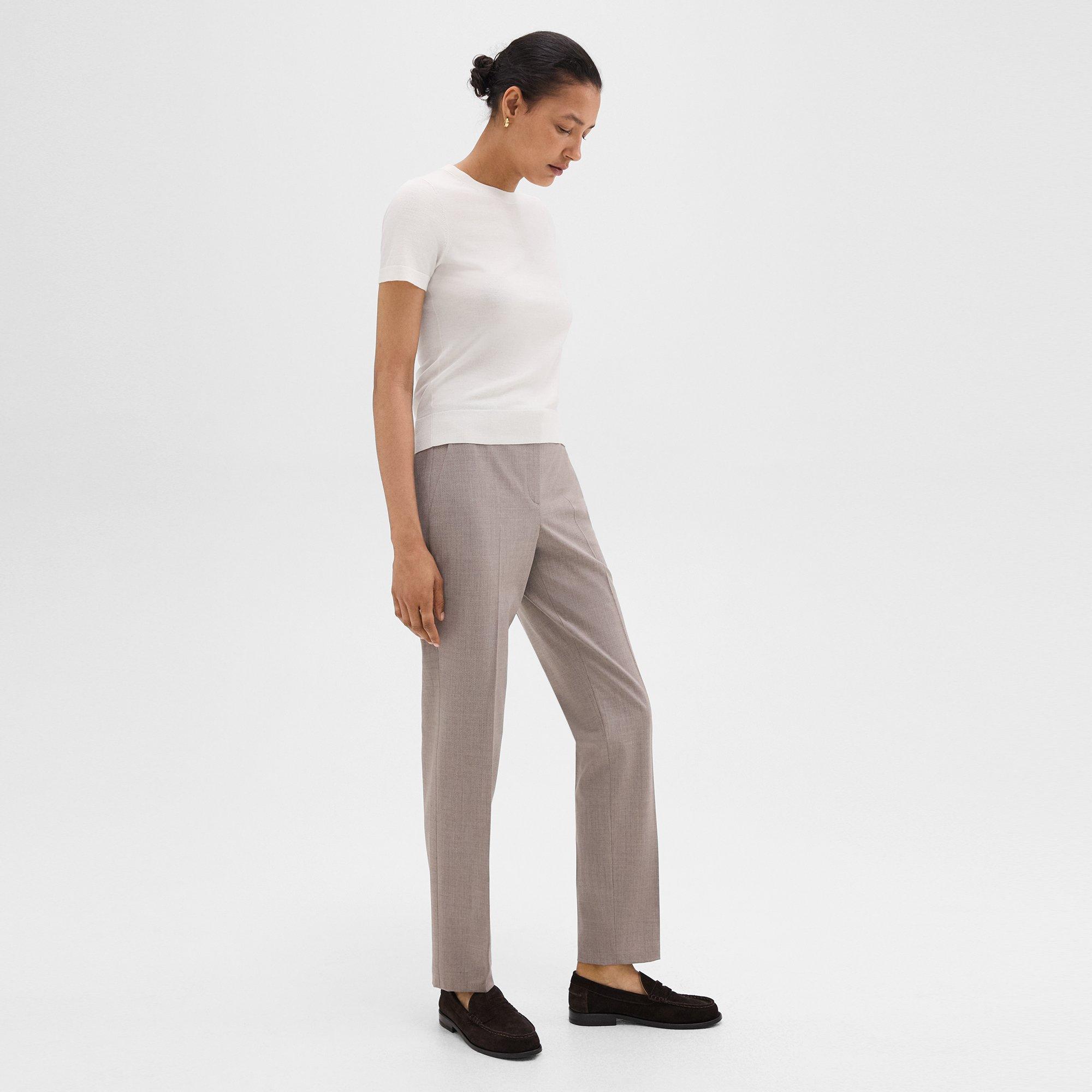 Treeca Full Length Pant in Good Wool