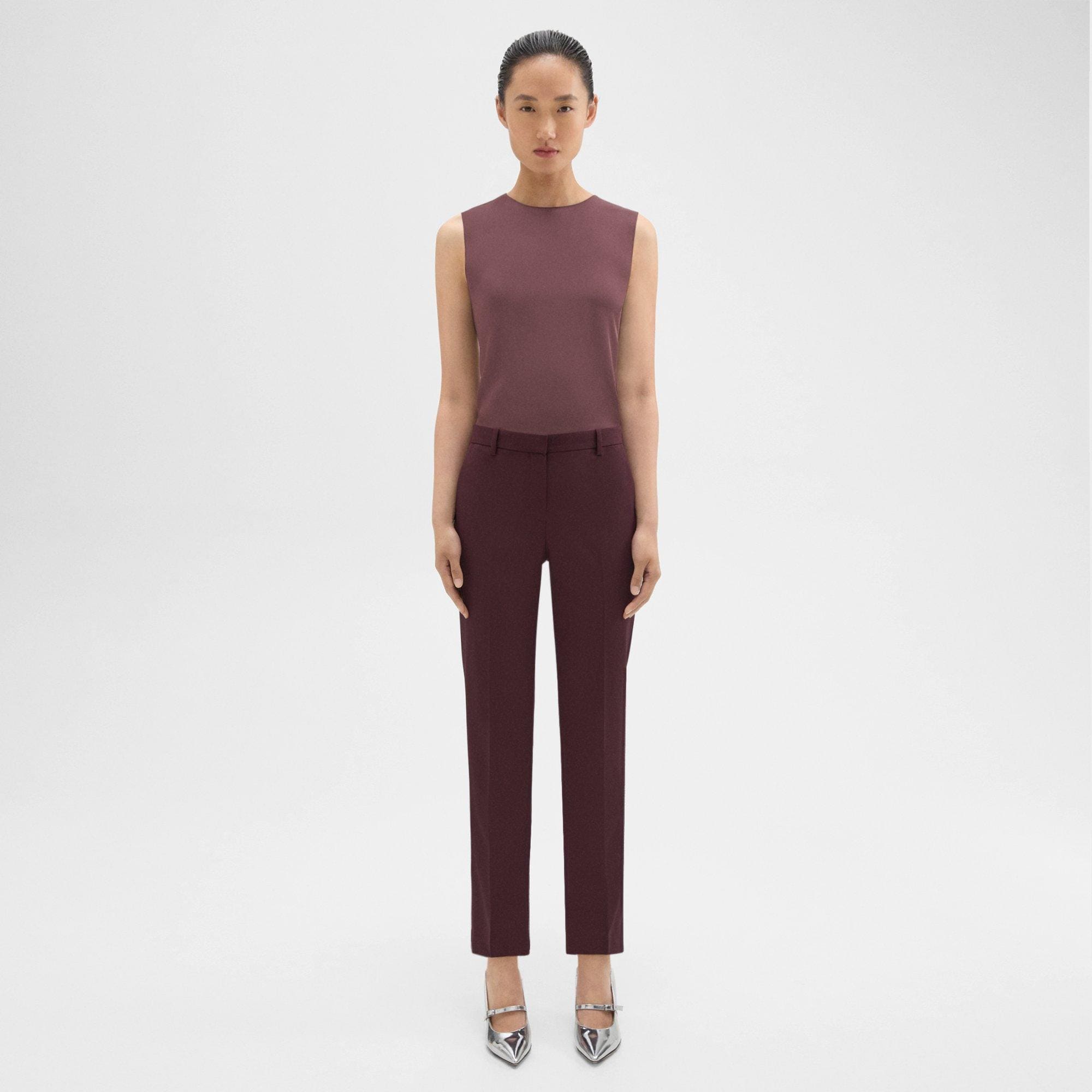 Treeca Full Length Pant in Good Wool