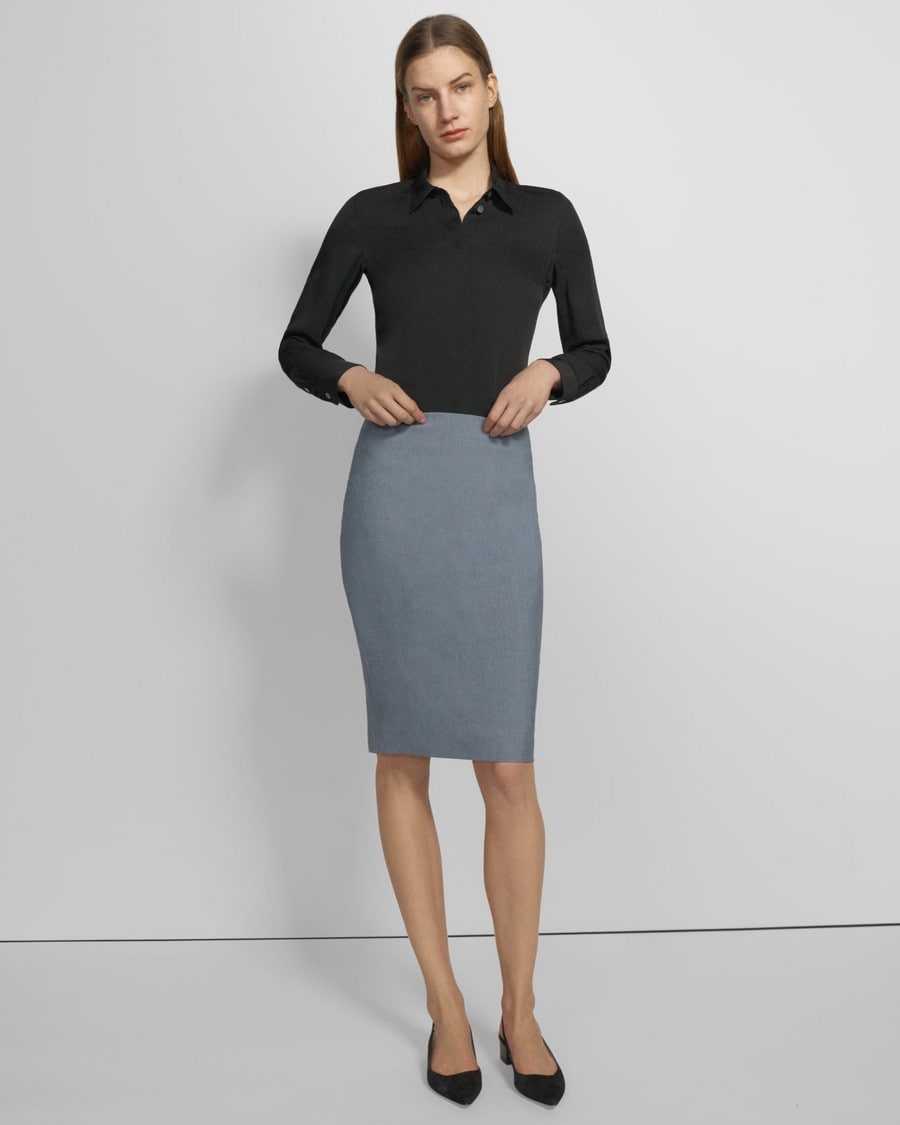 Pencil Skirt in Good Wool