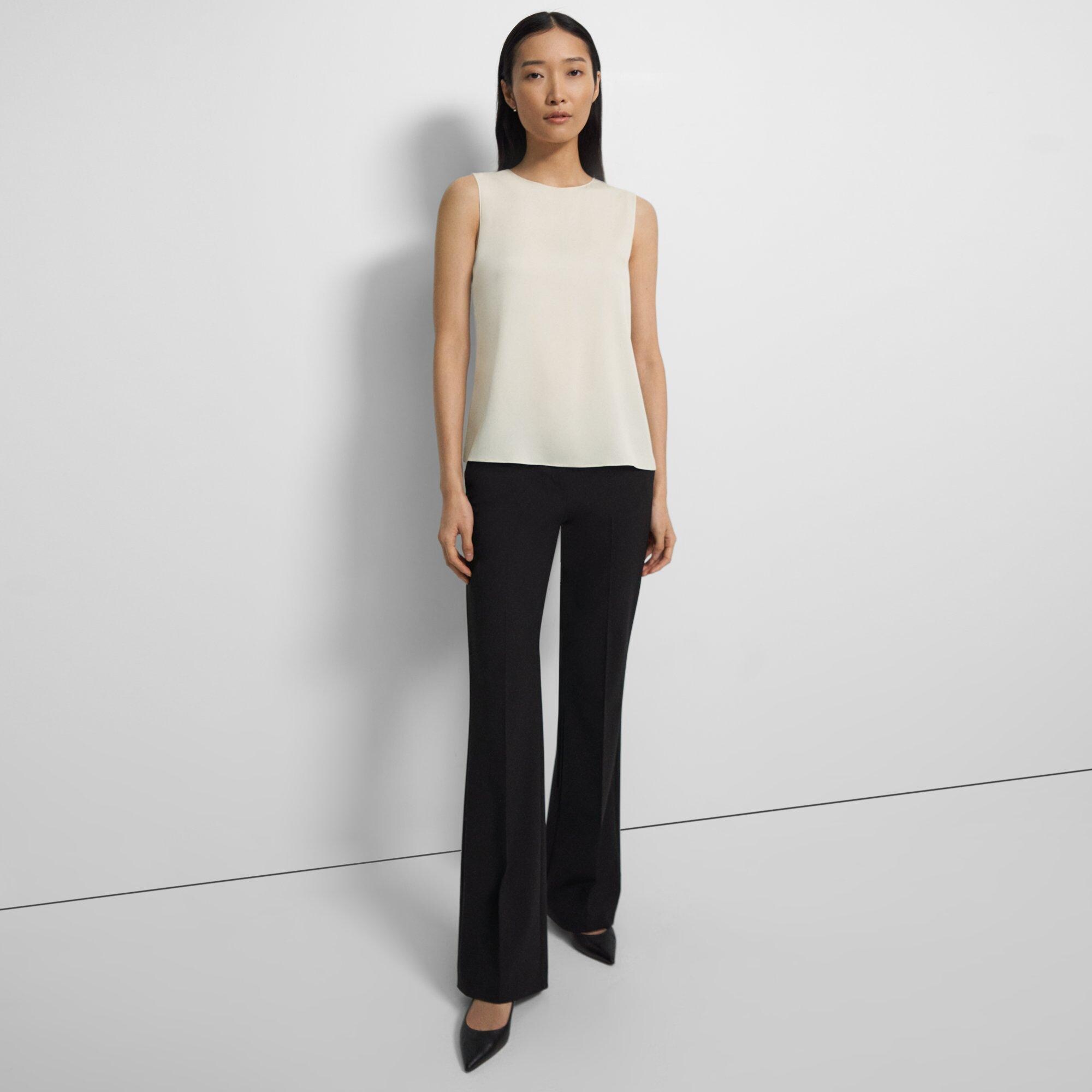 Tanktop aus Stretch-Seide