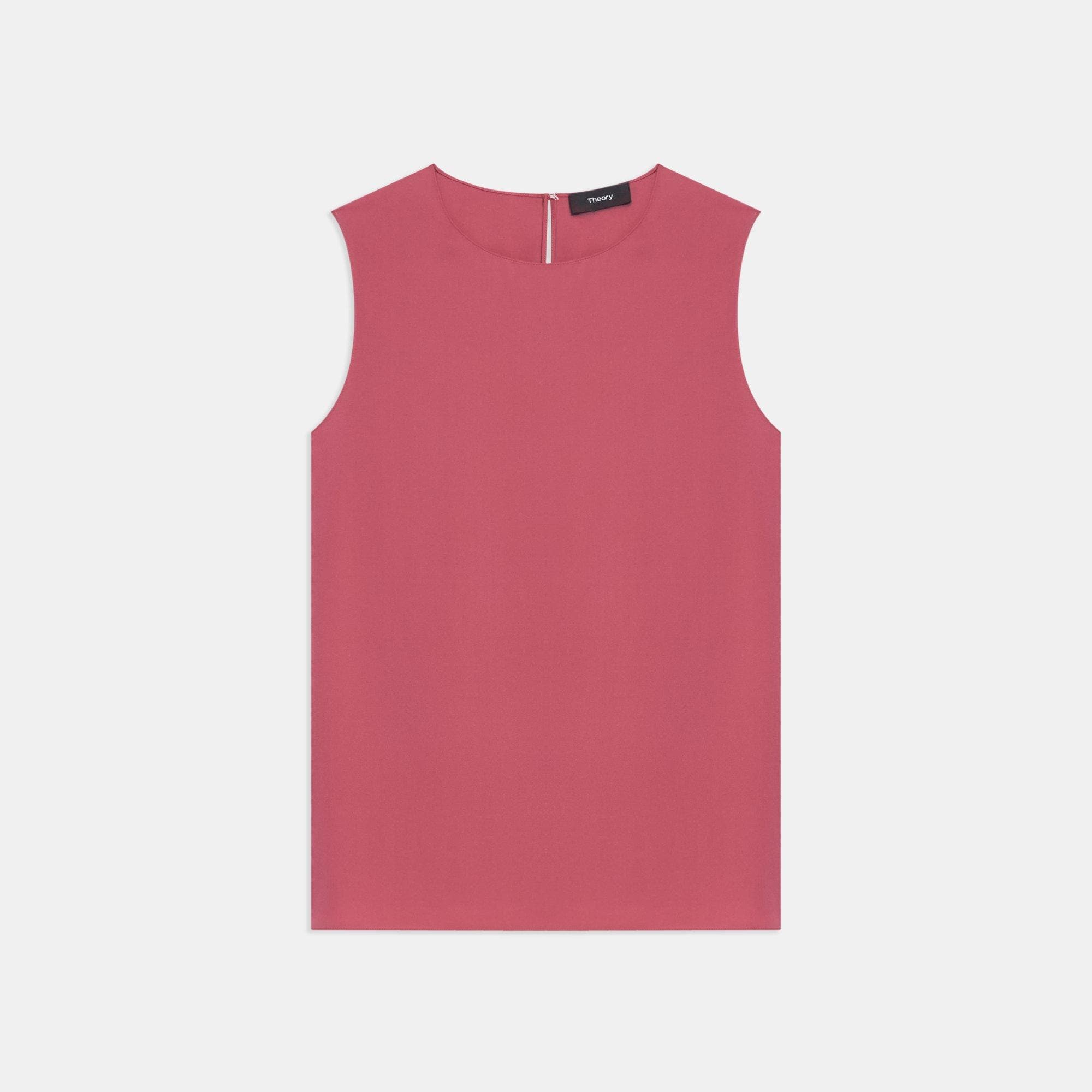 Shell Top in Stretch Silk
