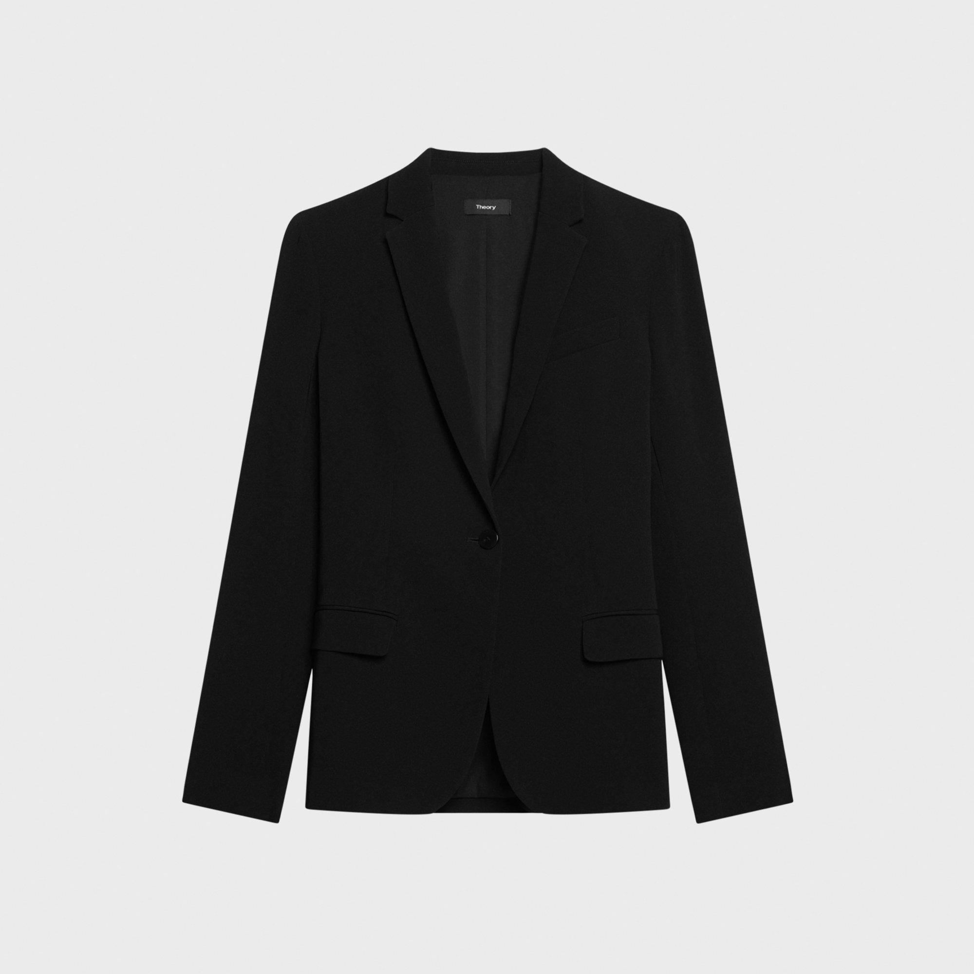 Admiral Crepe Staple Blazer | Theory