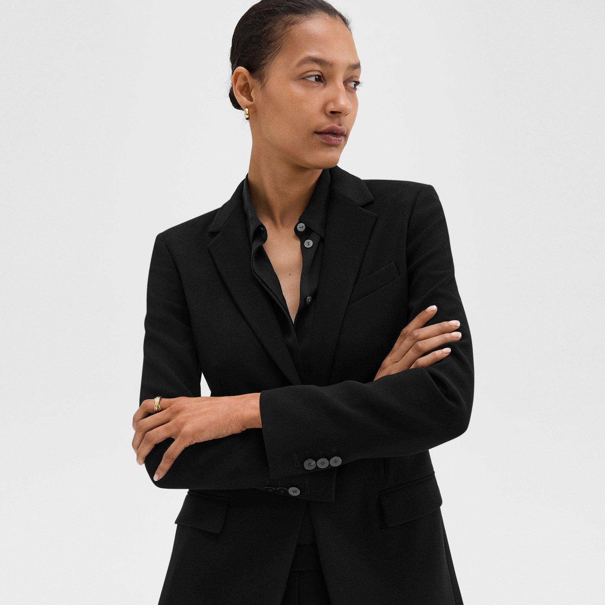 Admiral Crepe Staple Blazer | Theory