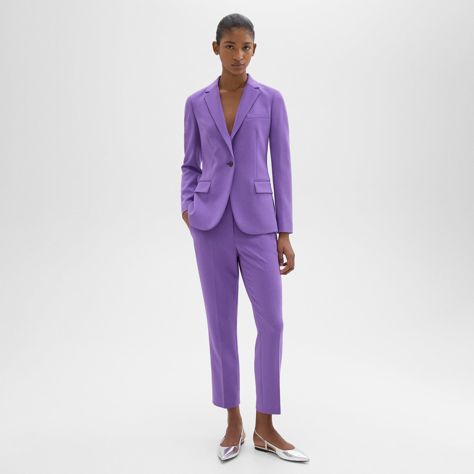 Theory Women's Crepe Staple Blazer, Geranium at  Women's