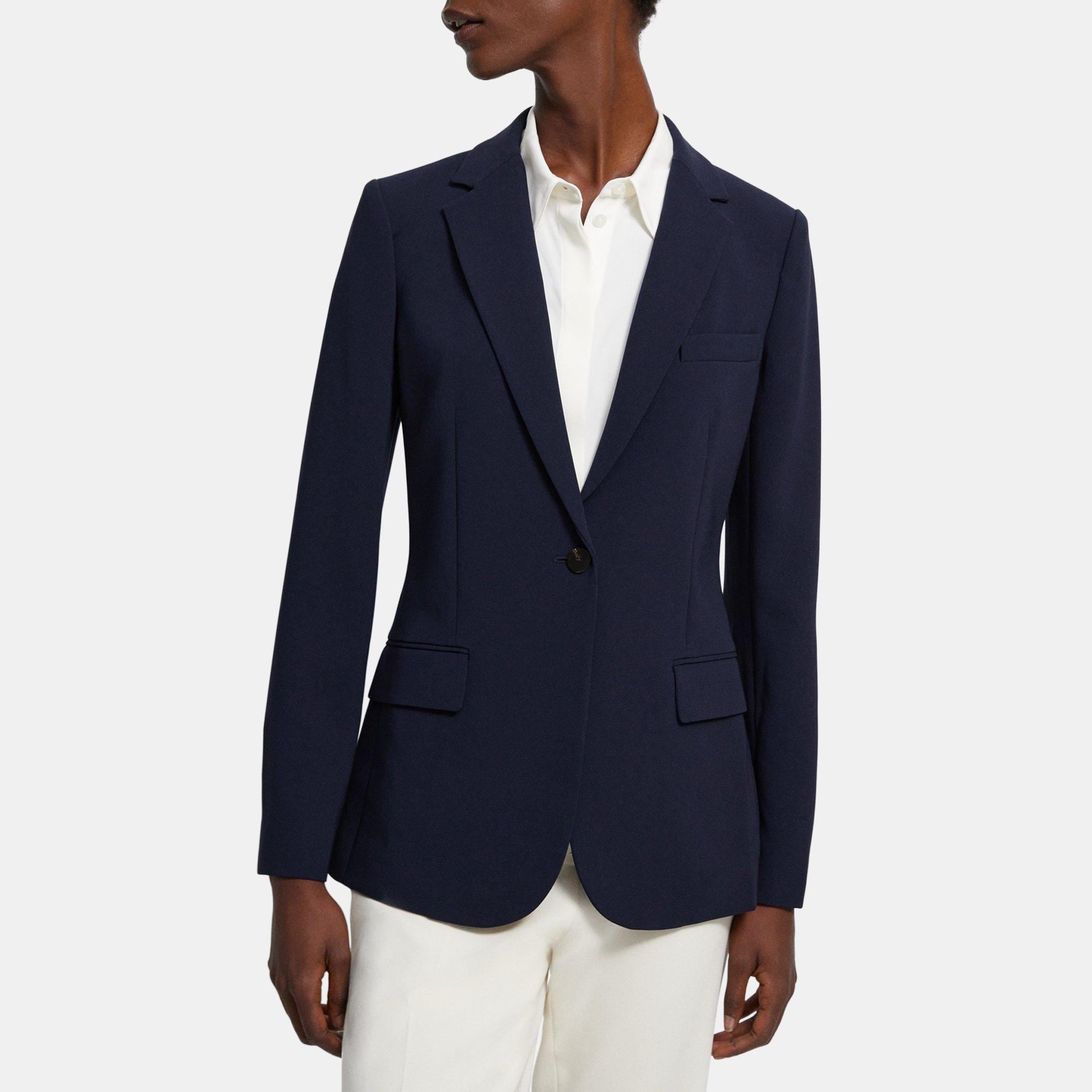 Staple Blazer in Admiral Crepe