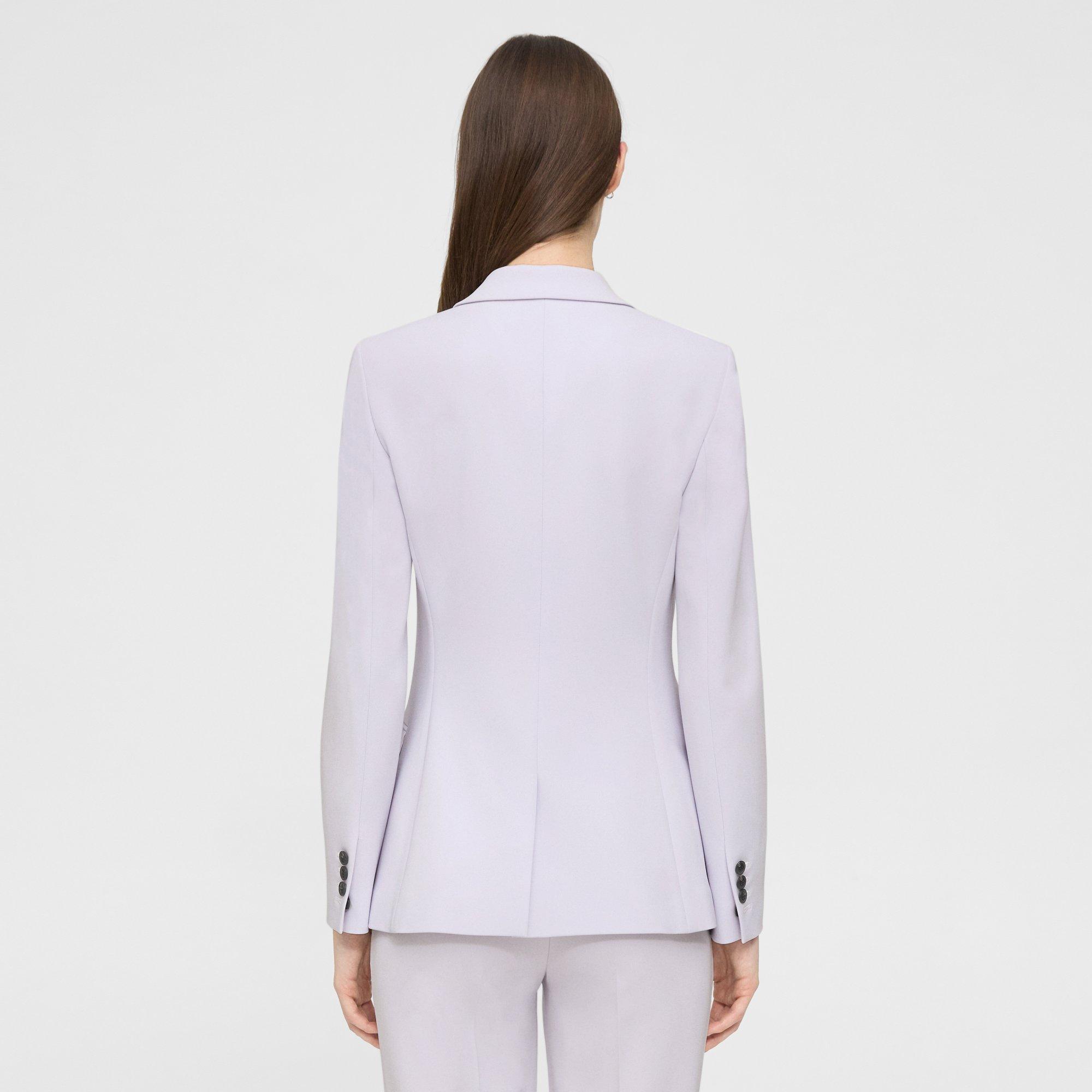 Theory Women's Crepe Staple Blazer, Geranium at  Women's Clothing  store