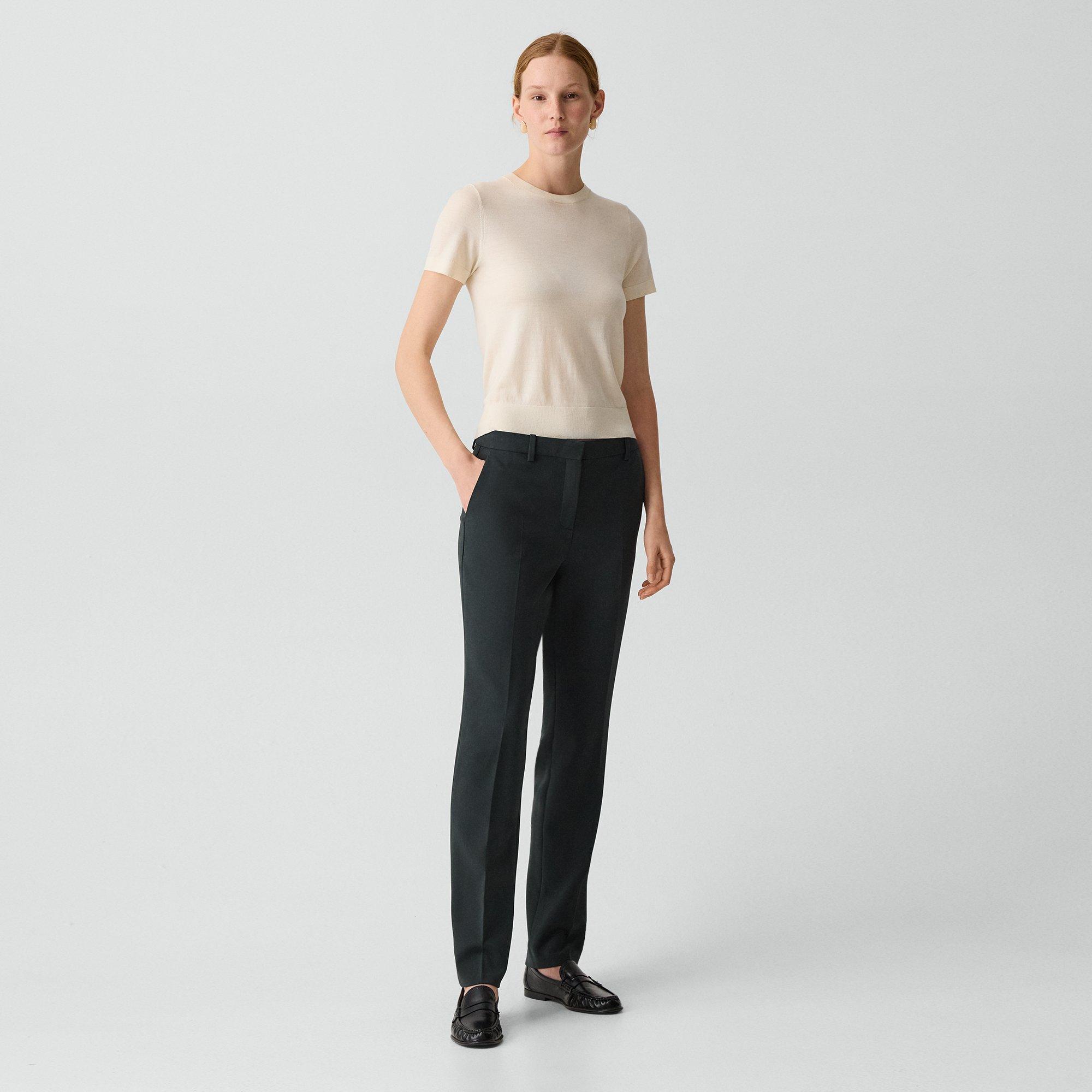 Treeca Full Length Pant in Admiral Crepe