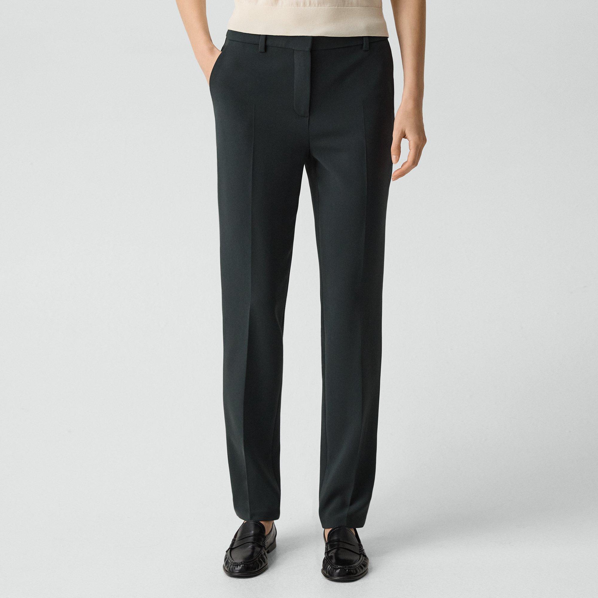 Treeca Full Length Pant in Admiral Crepe