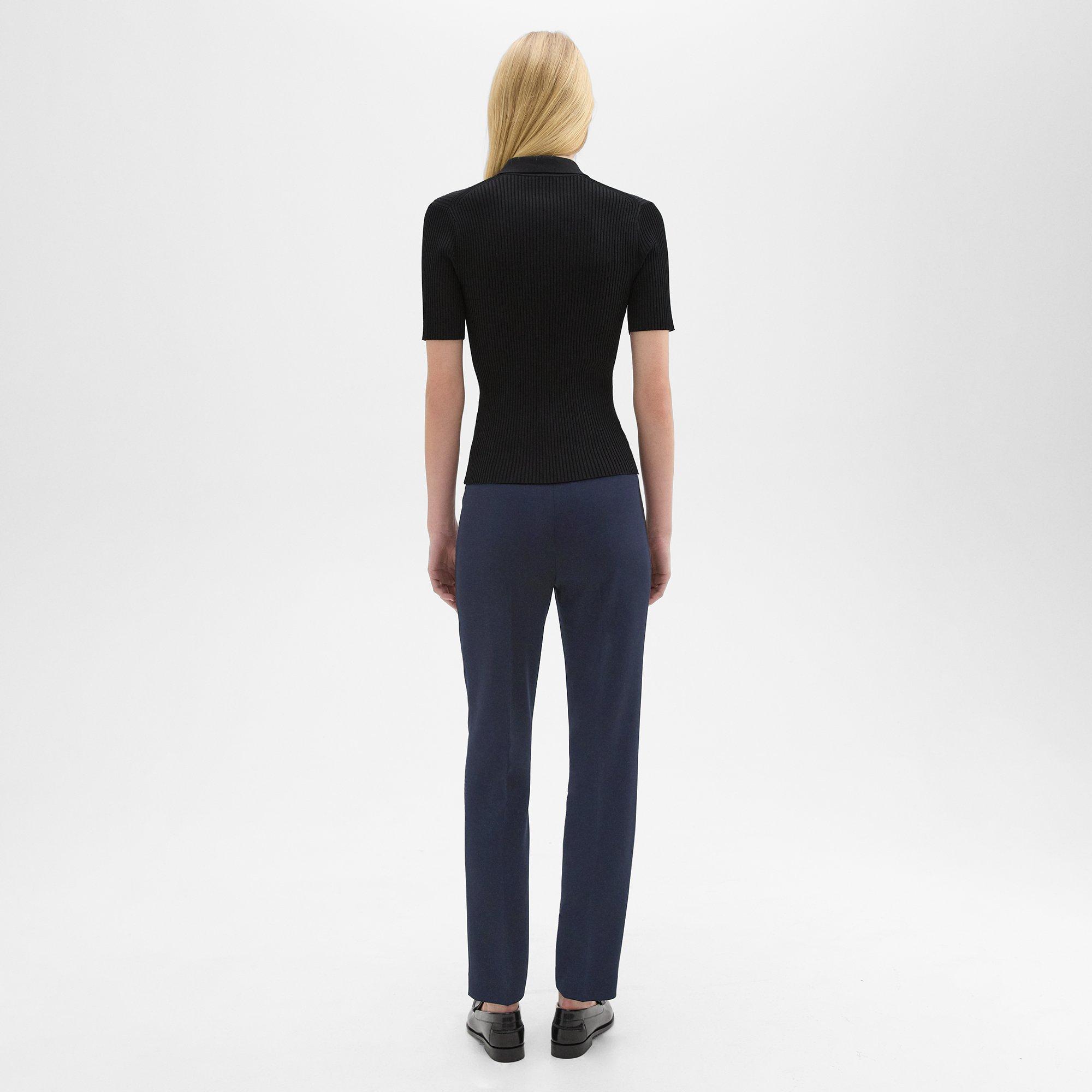 Treeca Full Length Pant in Admiral Crepe