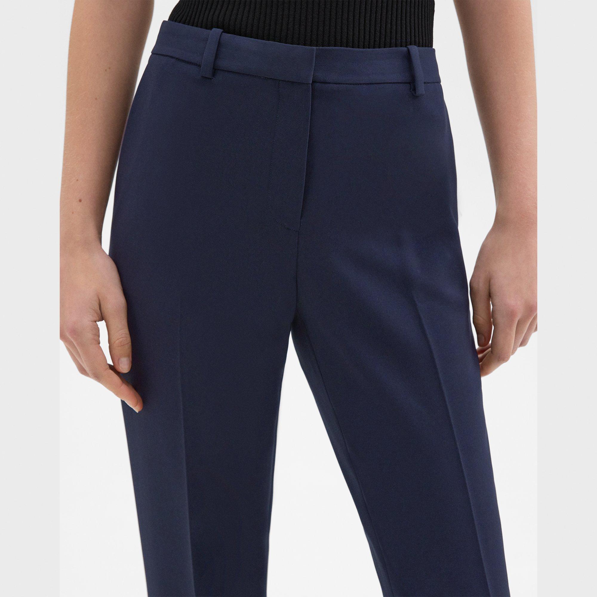 Treeca Full Length Pant in Admiral Crepe