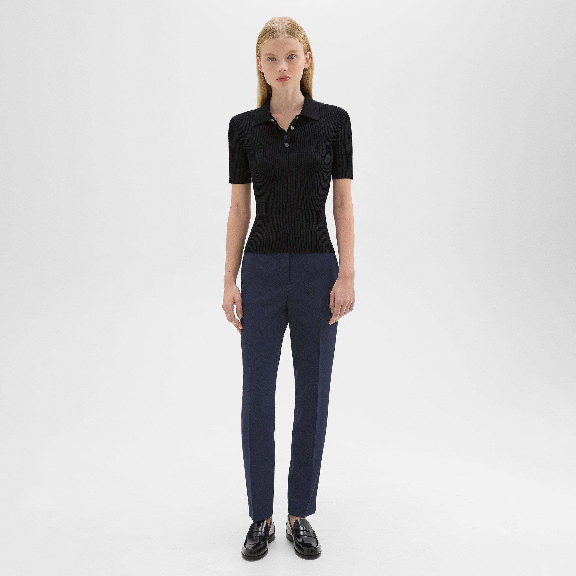 Treeca Full Length Pant in Admiral Crepe