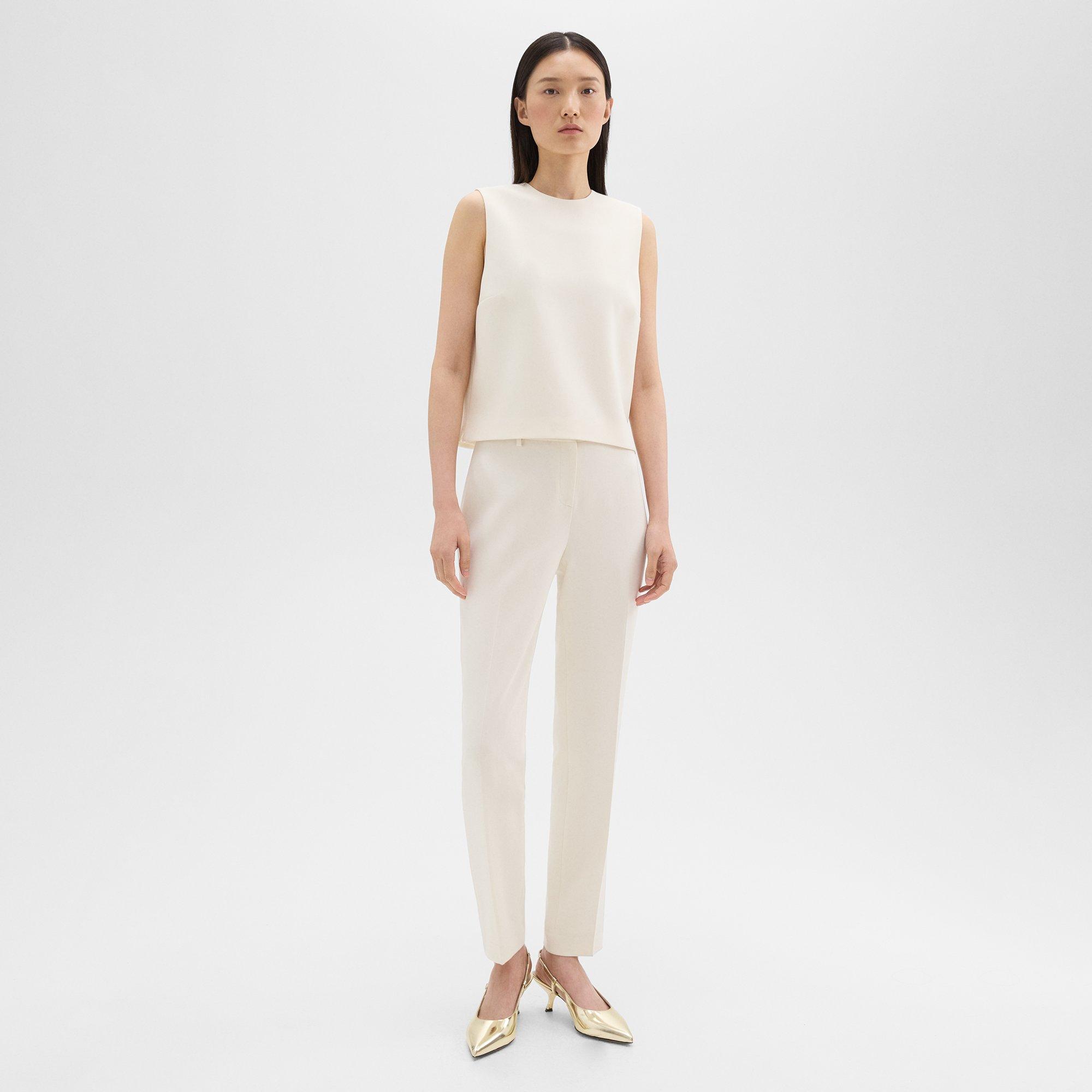 Theory Treeca Full Length Pant in Admiral Crepe