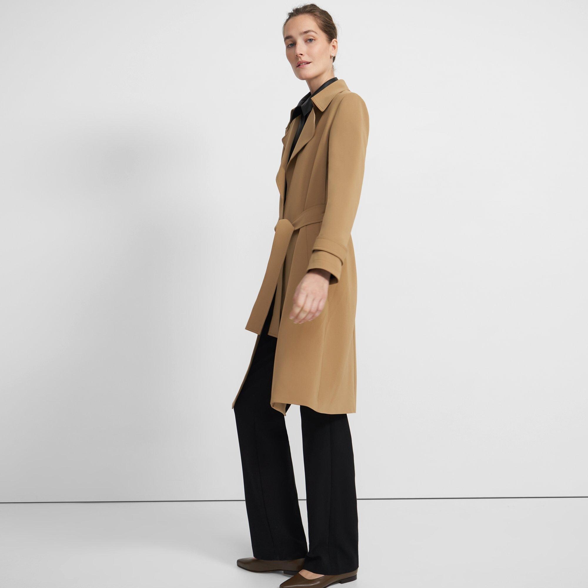 LIDNM　CLASSICAL WIDE TRENCH サイズM チャコール新品 LIDNM（リドム）の「CLASSICAL WIDE TRENCH（トレンチコート